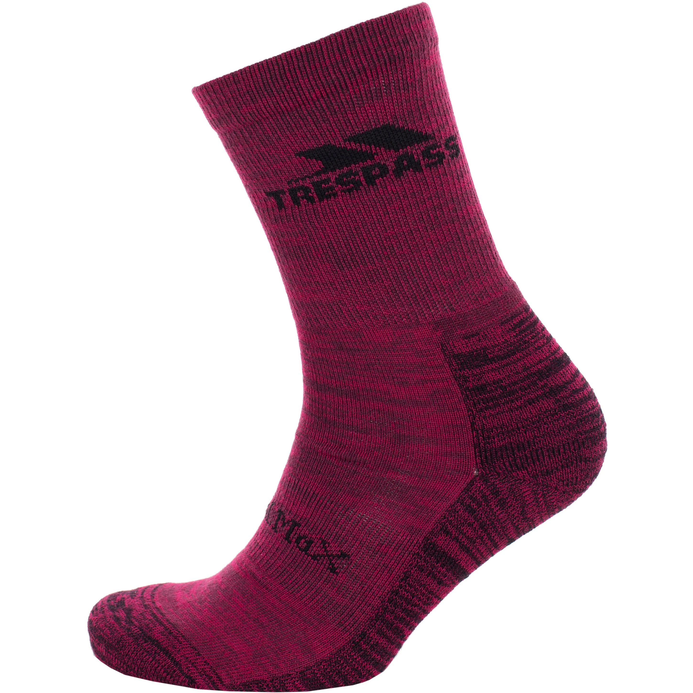 Leader Eco Women's Hiking Socks in Fig Melange - Image 3