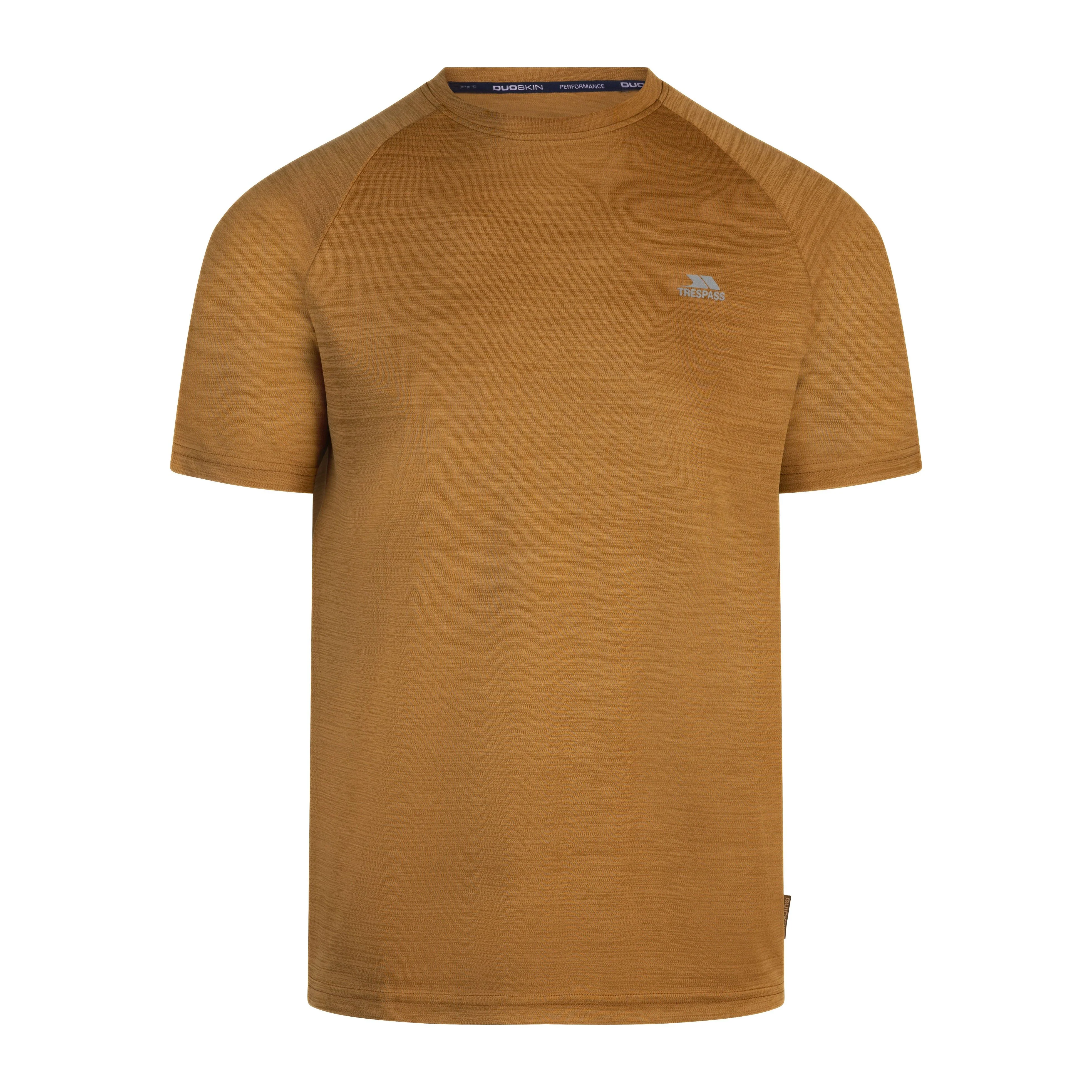 Leecana Men's Quick Dry Active T-Shirt in Ginger Marl