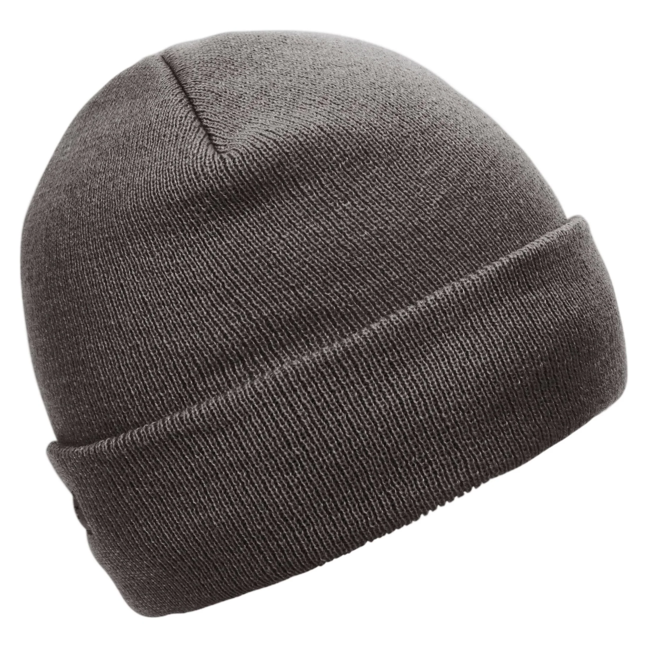 Littlebrook Adults Knitted Lined Storm Grey Beanie Hat - Image 3