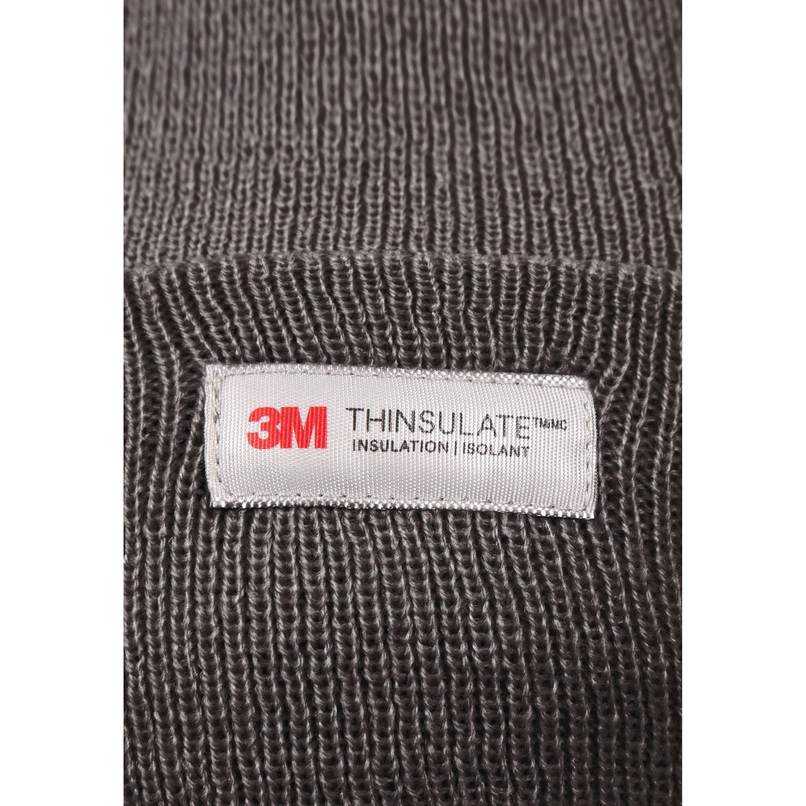 Littlebrook Adults Knitted Lined Storm Grey Beanie Hat - Image 5