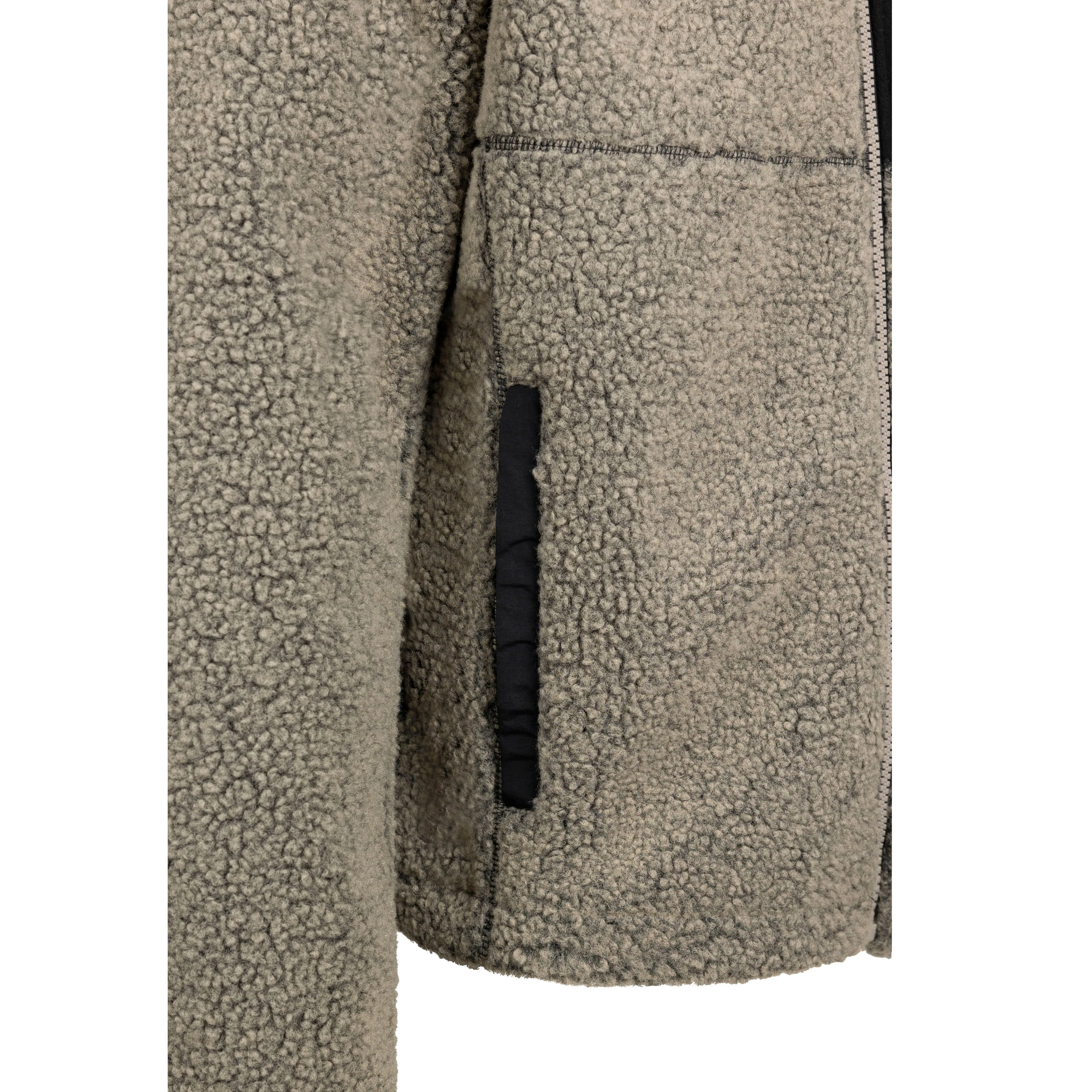 Maclarenton Men's Full Zip Fleece in Beige Marl - Image 7