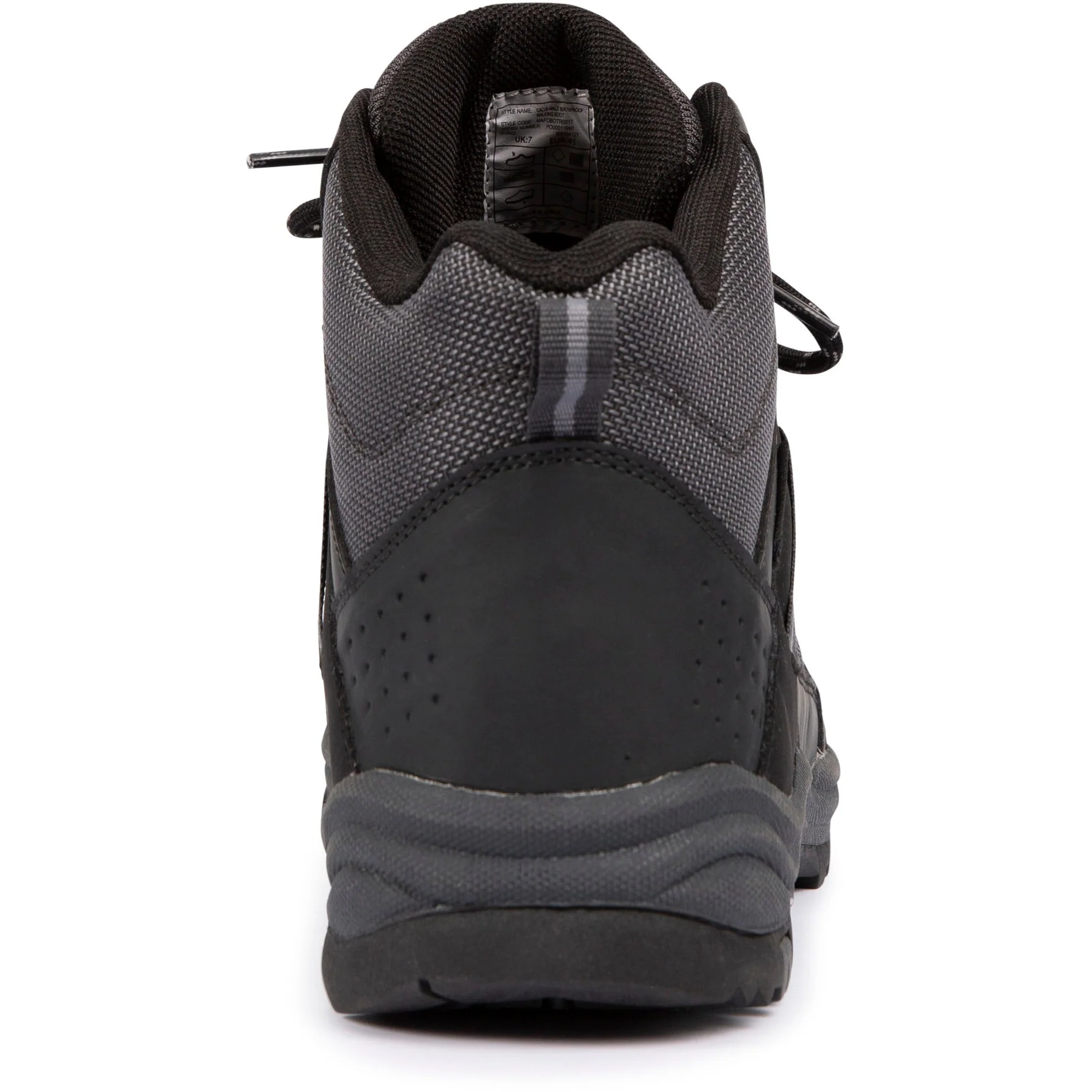 Calle Men's Waterproof Walking Boot in Grey - Image 6