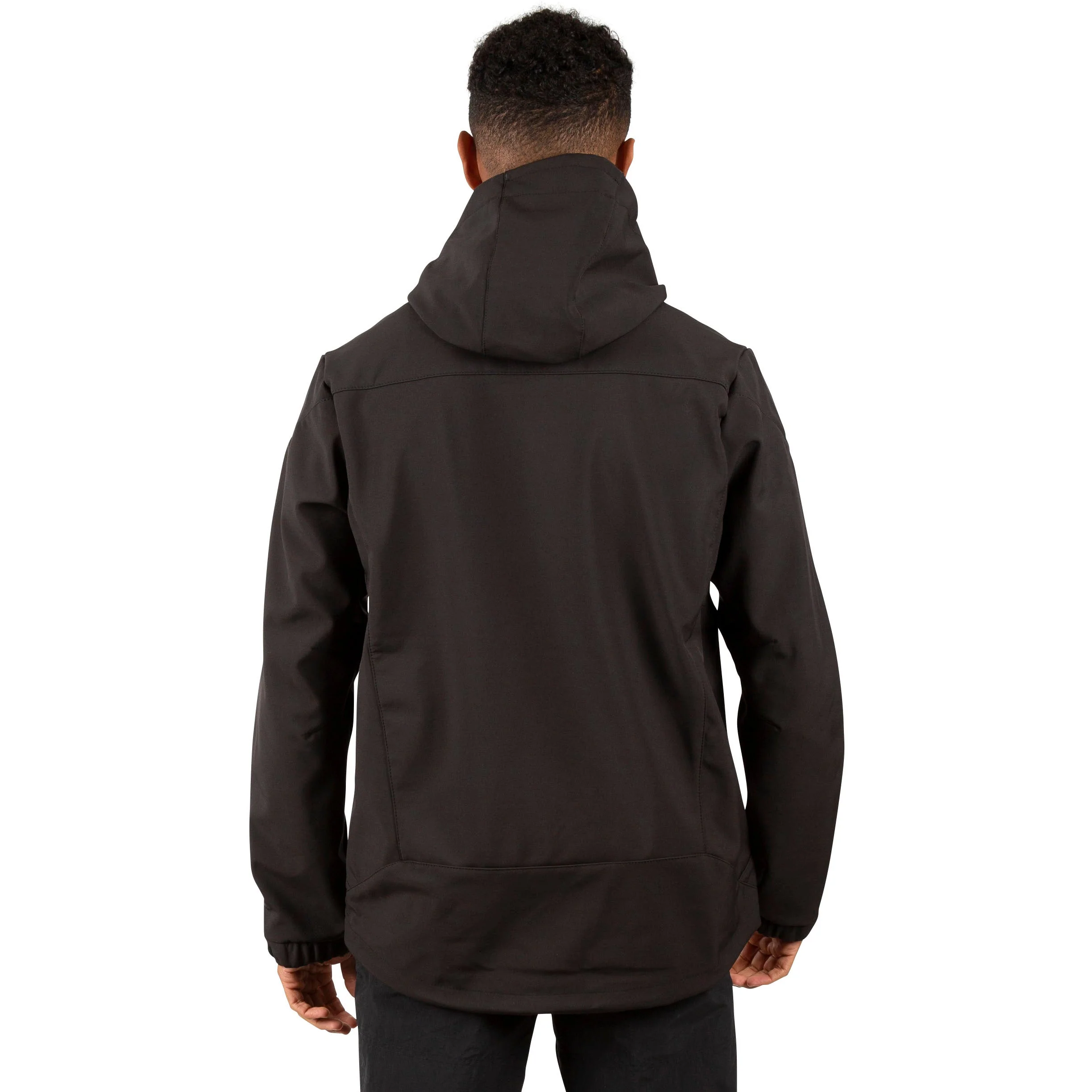 Trespass Mens Softshell Jacket Marlon in Black - Image 4