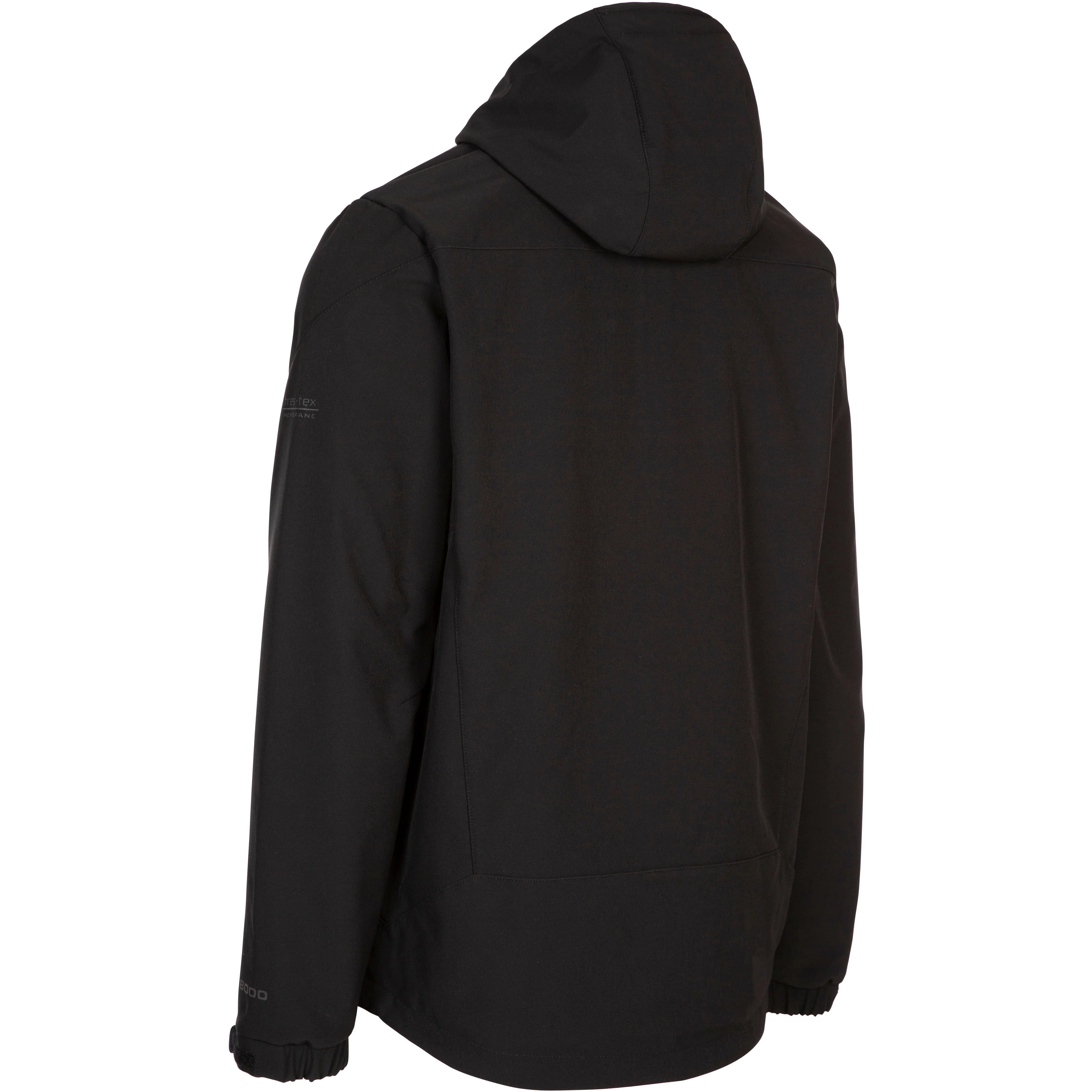 Trespass Mens Softshell Jacket Marlon in Black - Image 5