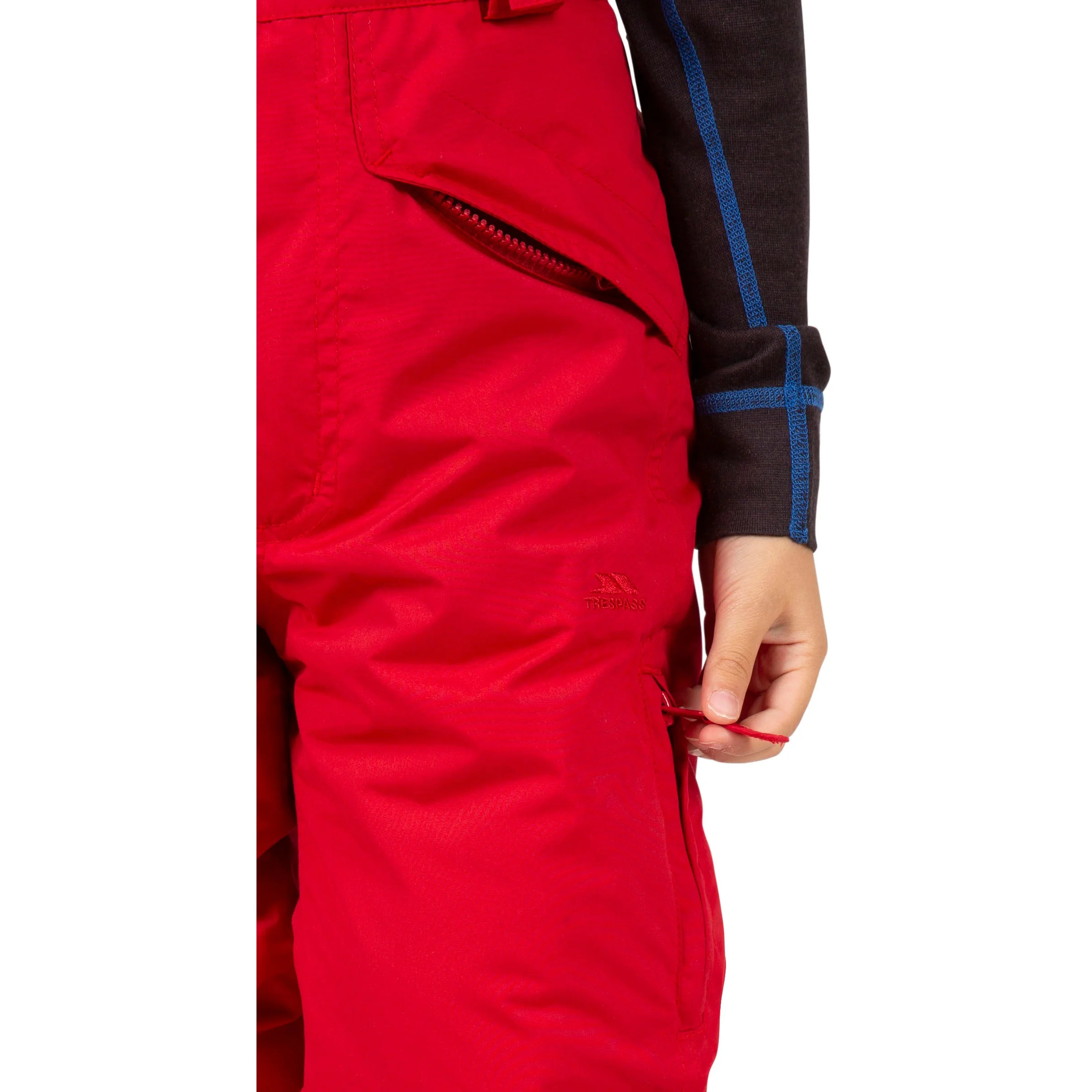 Marvelous Kids Ski Trousers in Red - Image 5