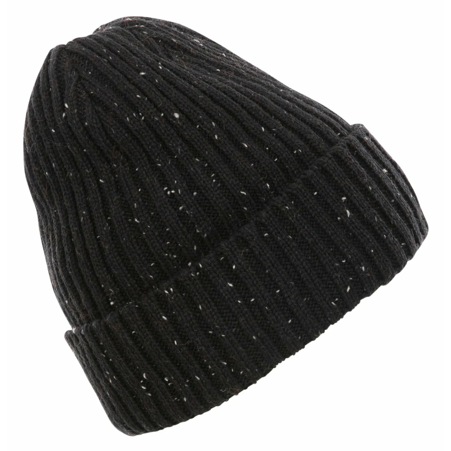 Mateo Mens Lined Knitted Beanie Hat in Black - Image 3