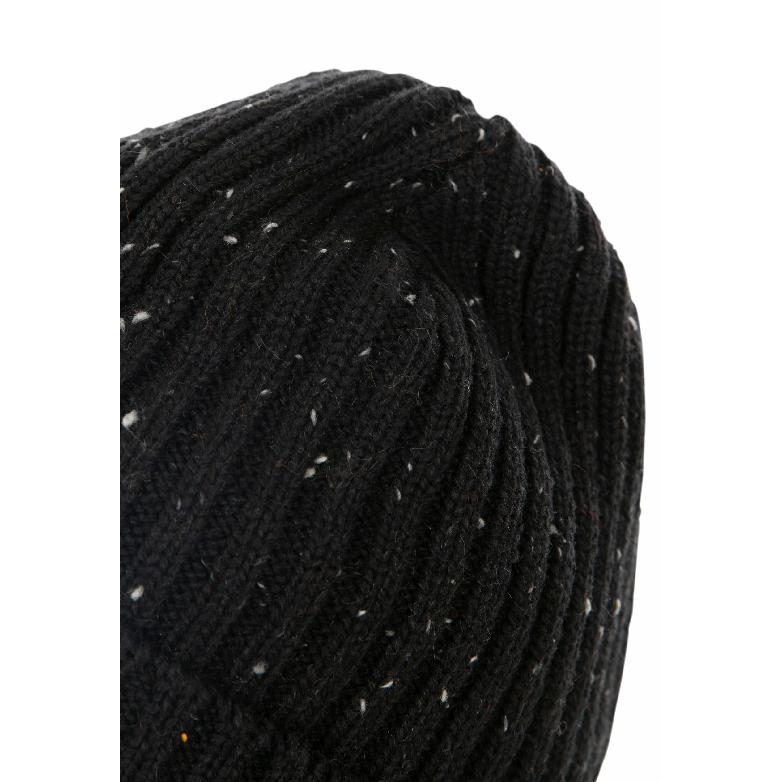 Mateo Mens Lined Knitted Beanie Hat in Black - Image 4