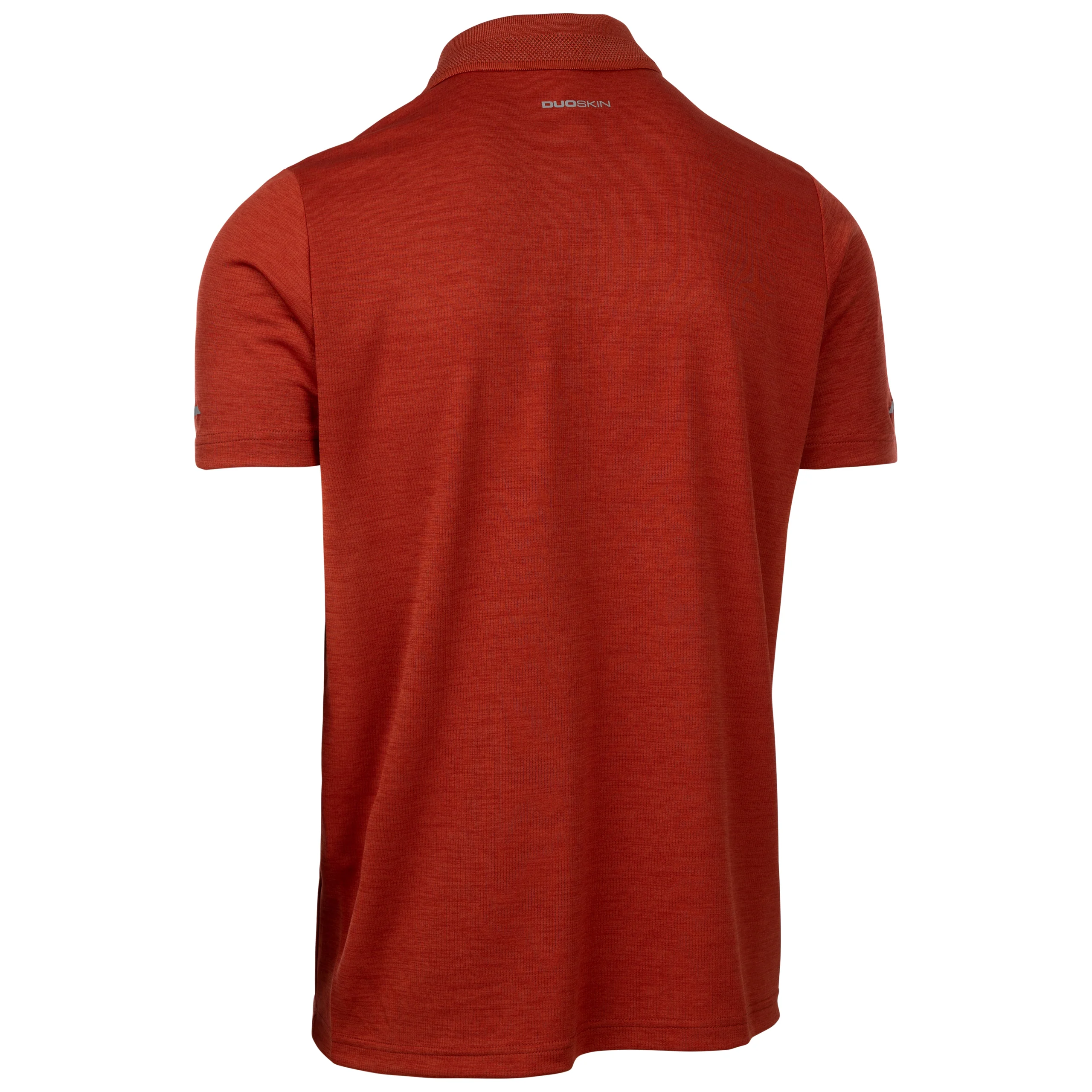 McKay Mens Active Polo Shirt in Burnt Sienna Marl - Image 2
