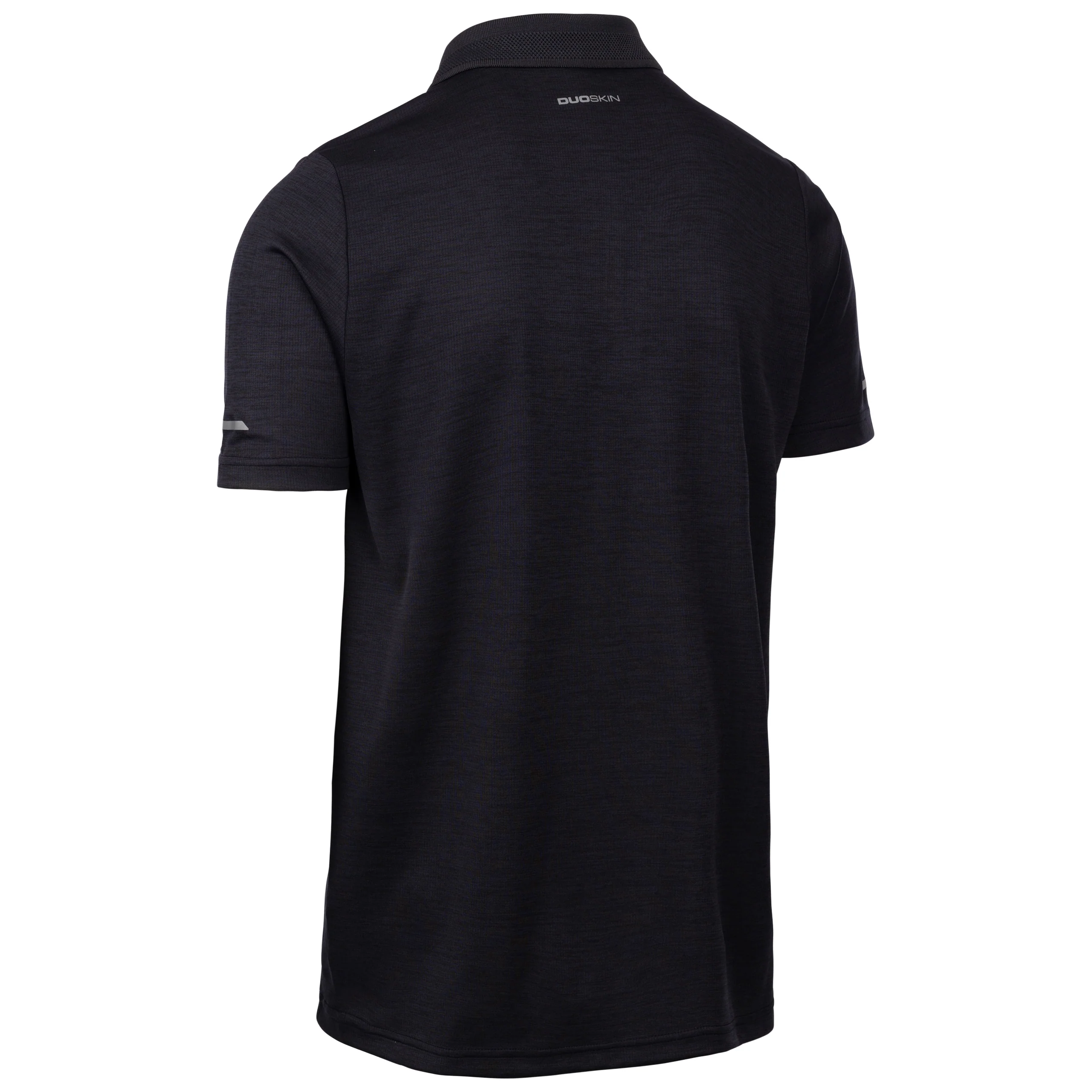 McKay Mens Active Polo Shirt in Dark Flint Marl - Image 2