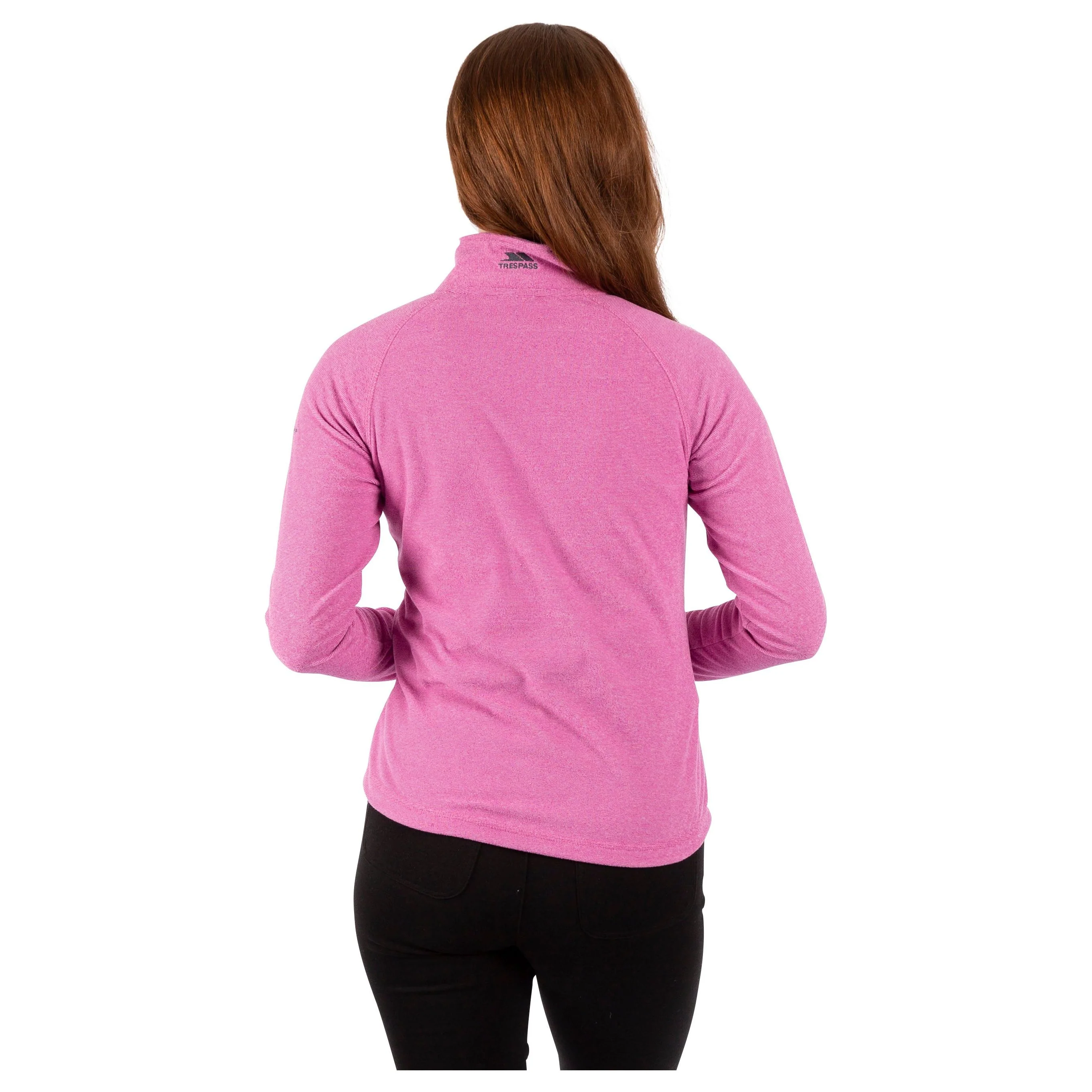 Meadows Womens 1/2 Zip Fleece in Plum - Image 2