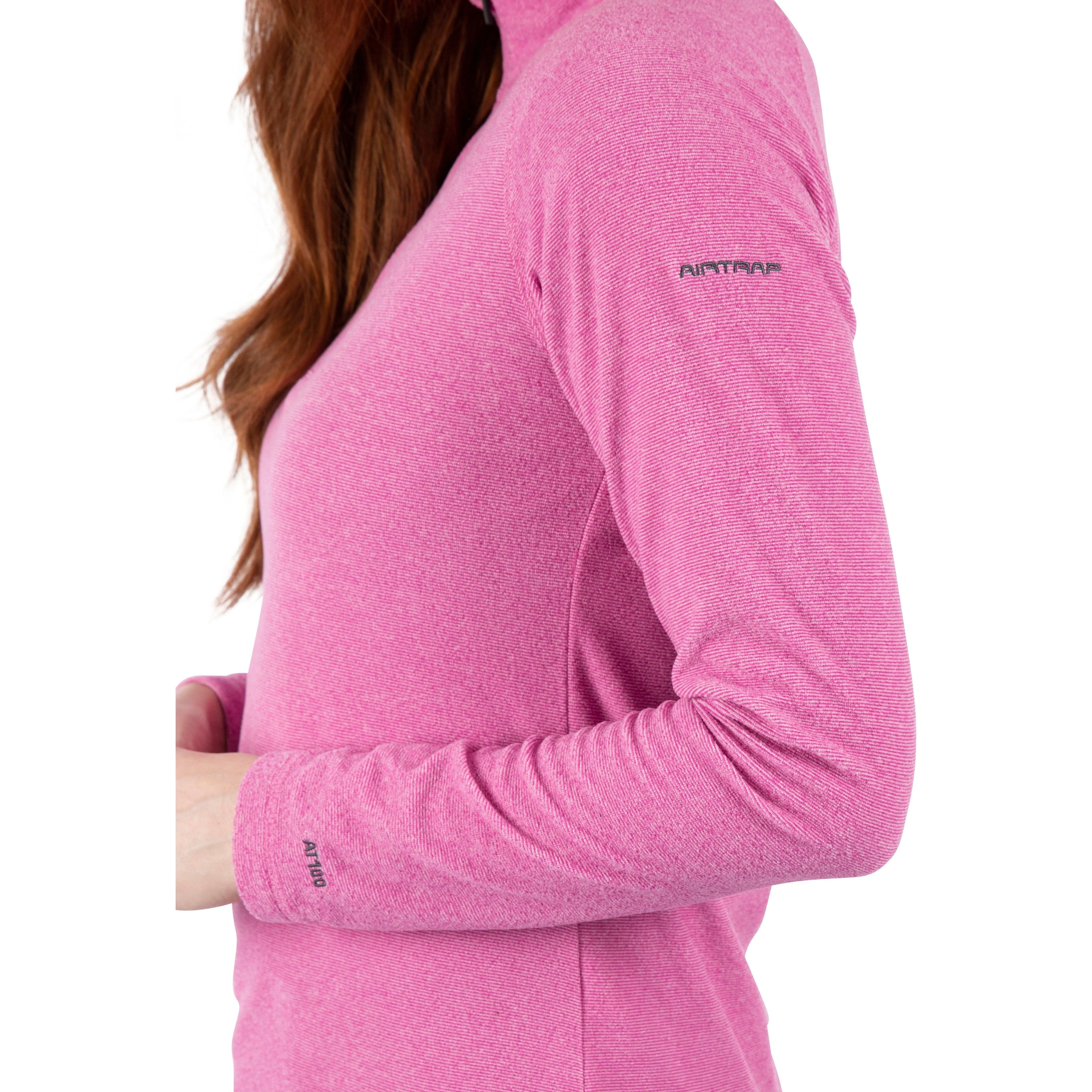 Meadows Womens 1/2 Zip Fleece in Plum - Image 3