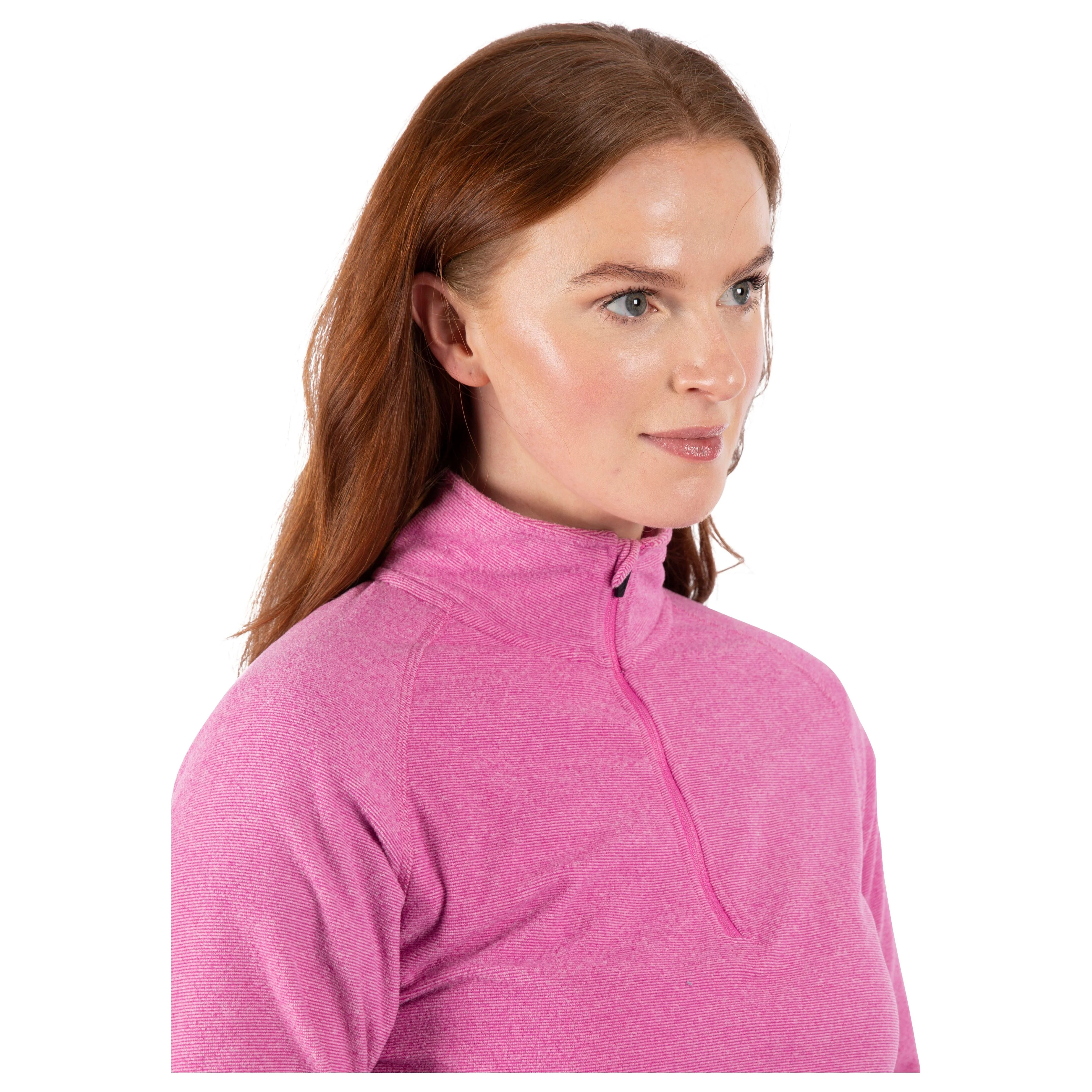 Meadows Womens 1/2 Zip Fleece in Plum - Image 5