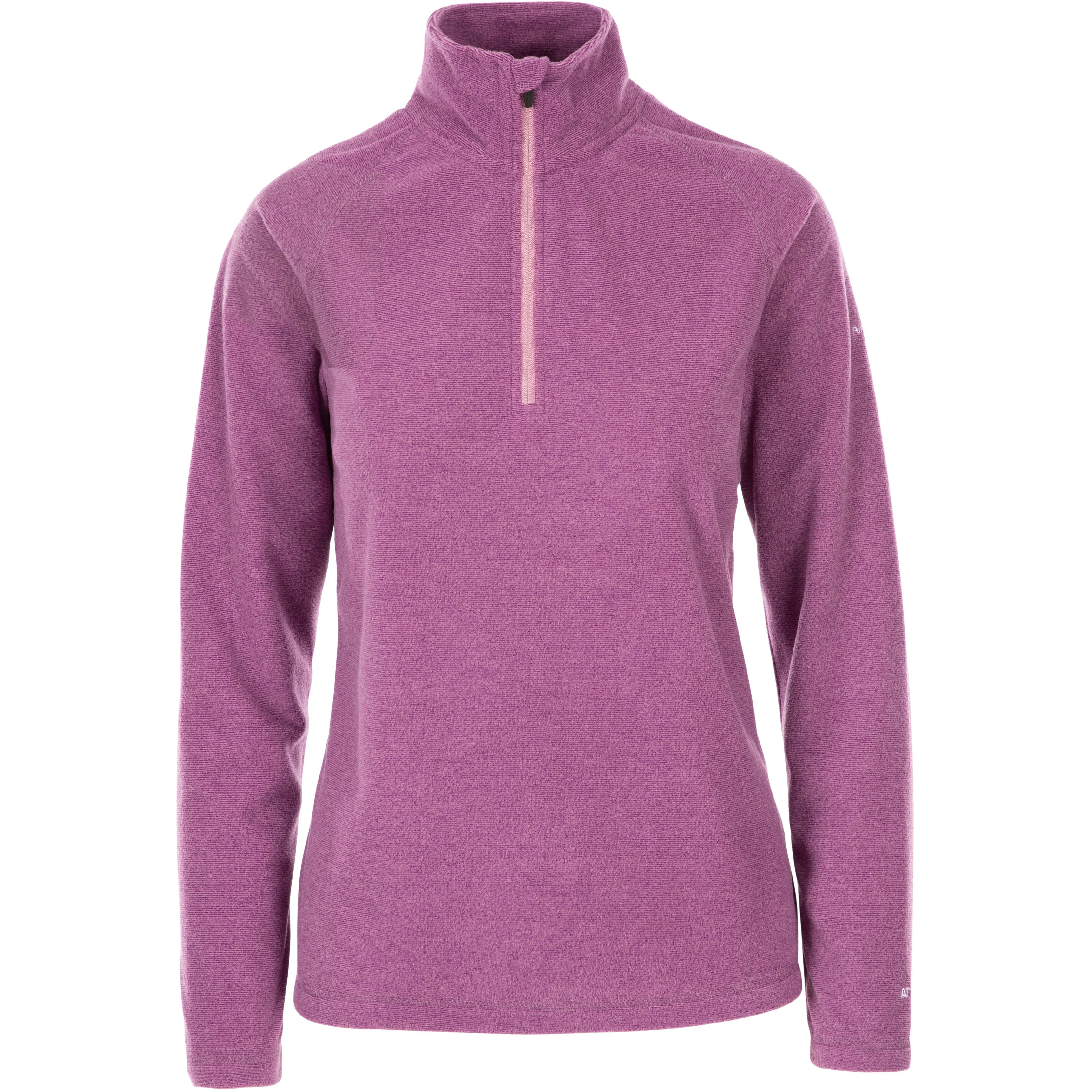 Meadows Women's 1/2 Zip Fleece in Wild Purple - Image 4