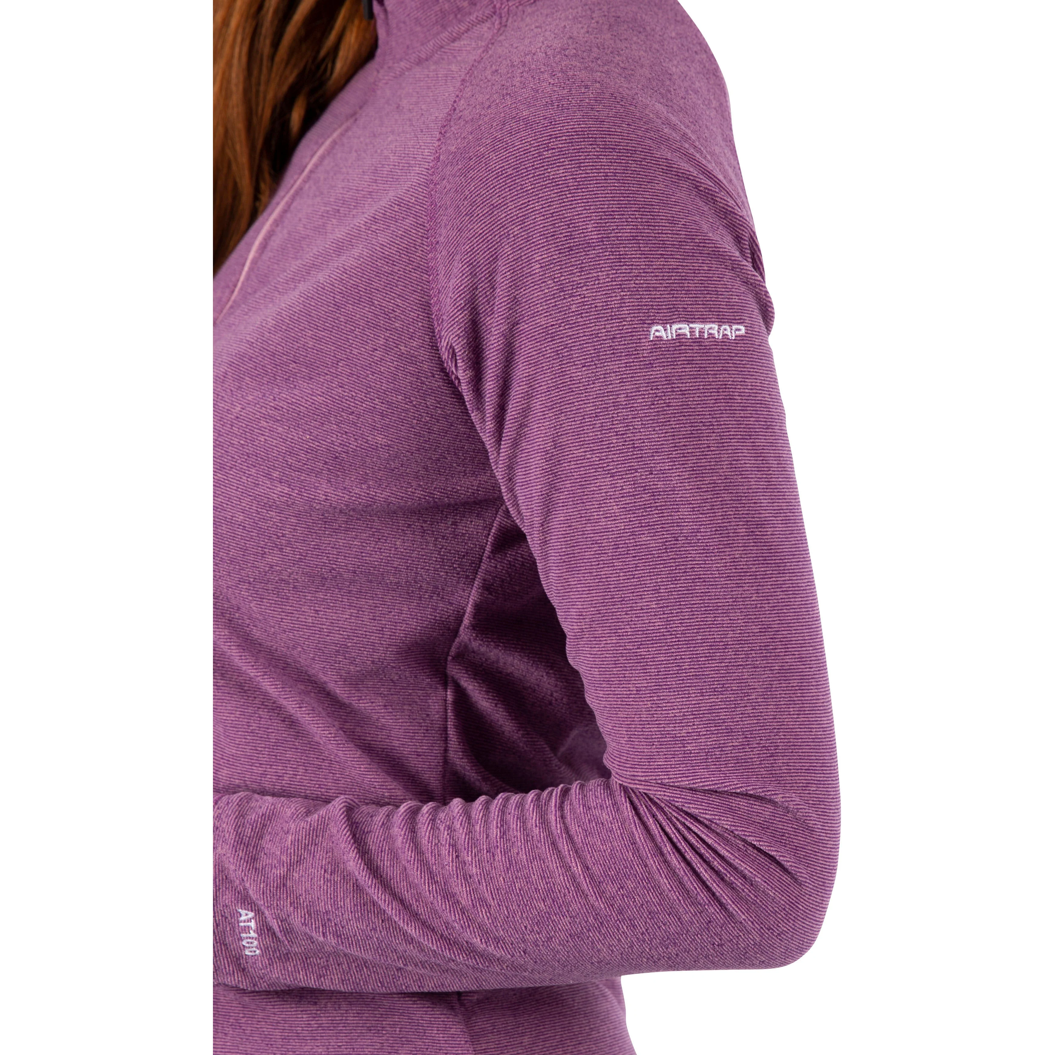 Meadows Women's 1/2 Zip Fleece in Wild Purple - Image 6
