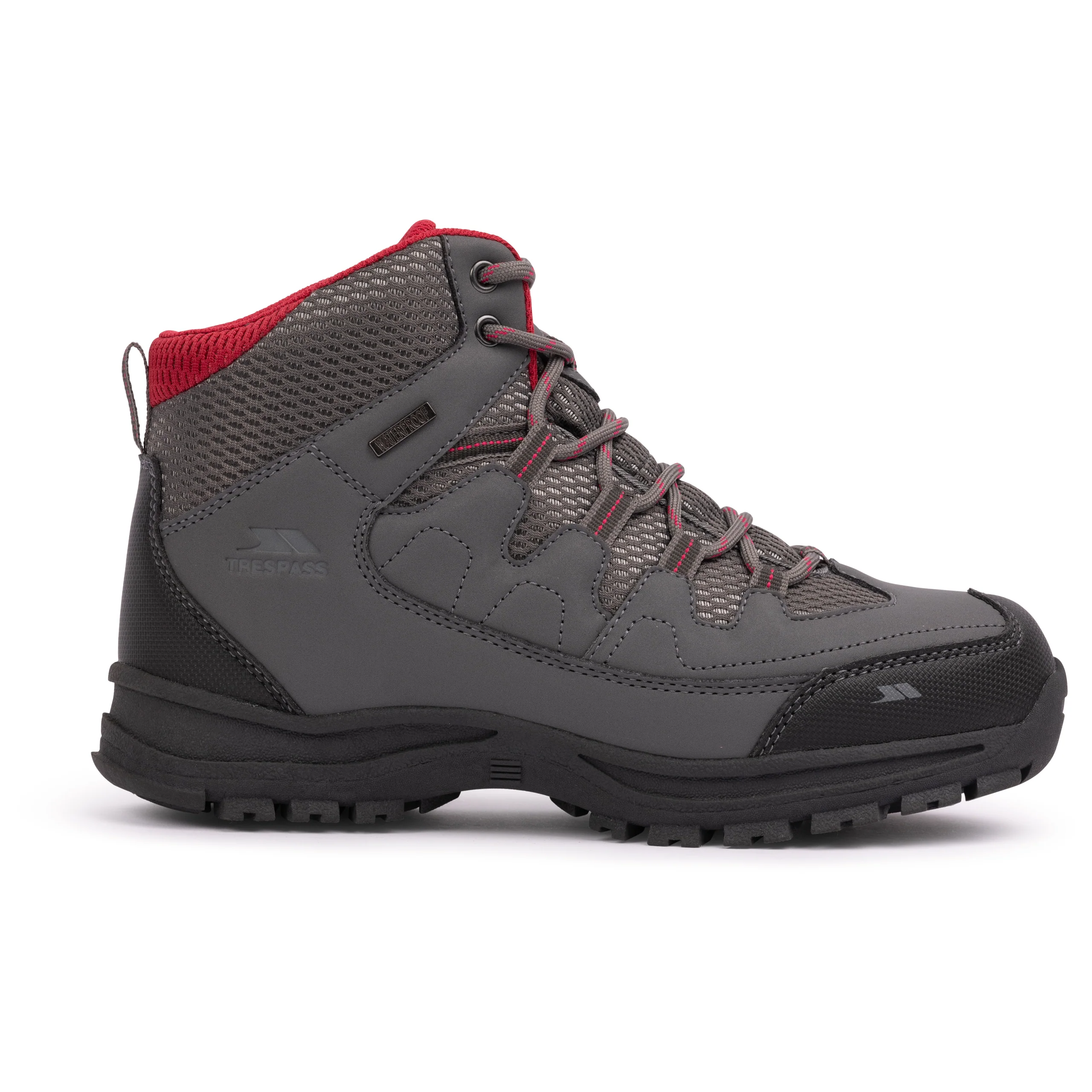 Mitzi Womens Waterproof Hiking Boots in Grey - Image 6