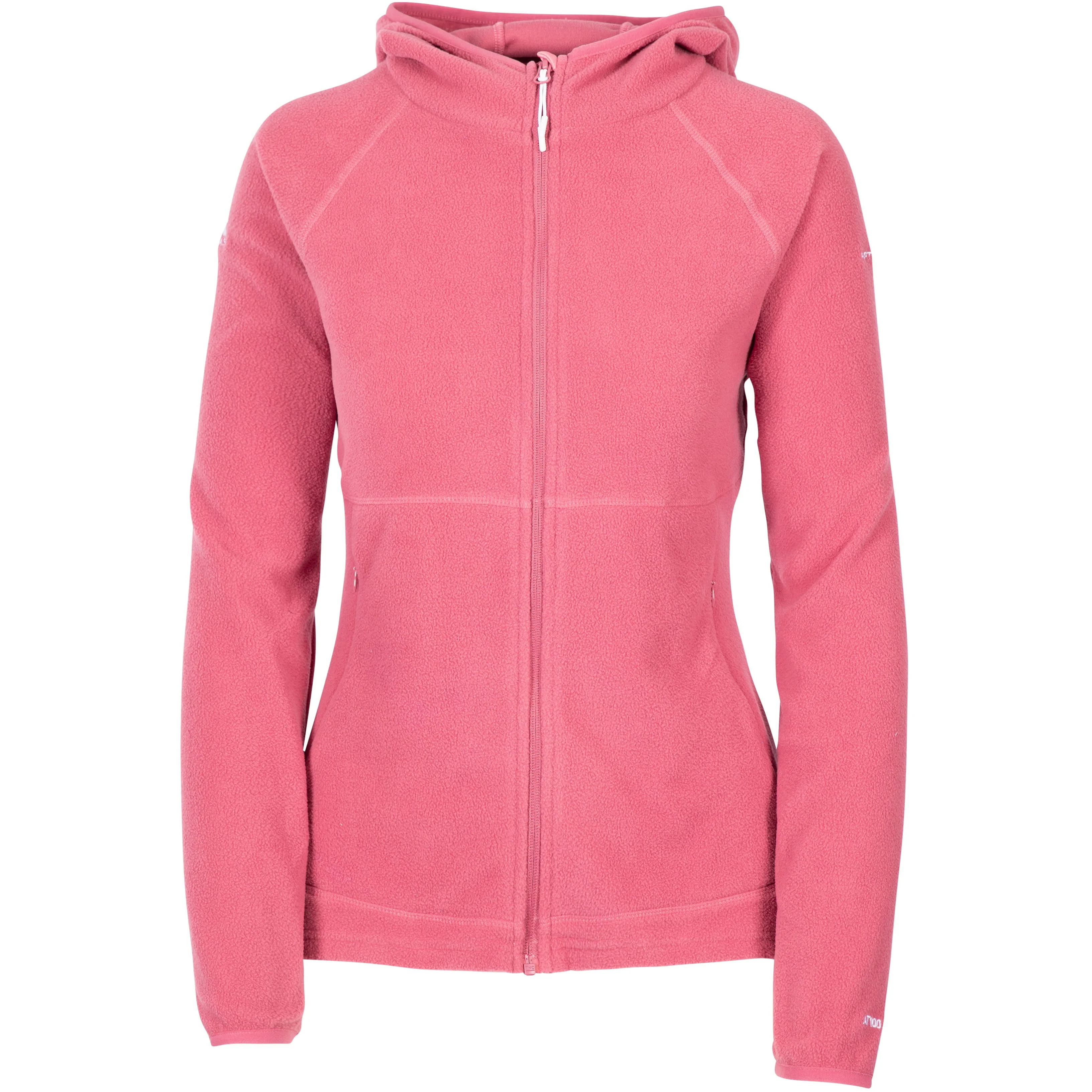 Mollo Women's Light Fleece Hoodie in Rose Blush