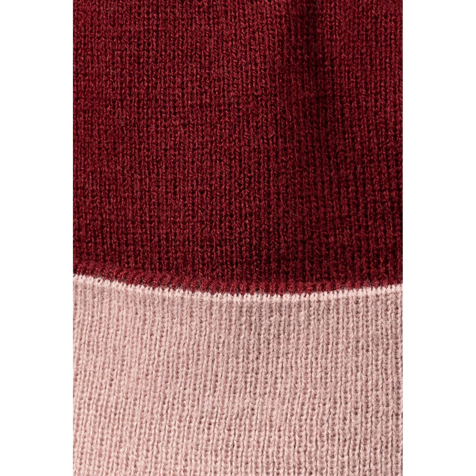 Montana Adults Reversible Knitted Hat in Dark Cherry - Image 2