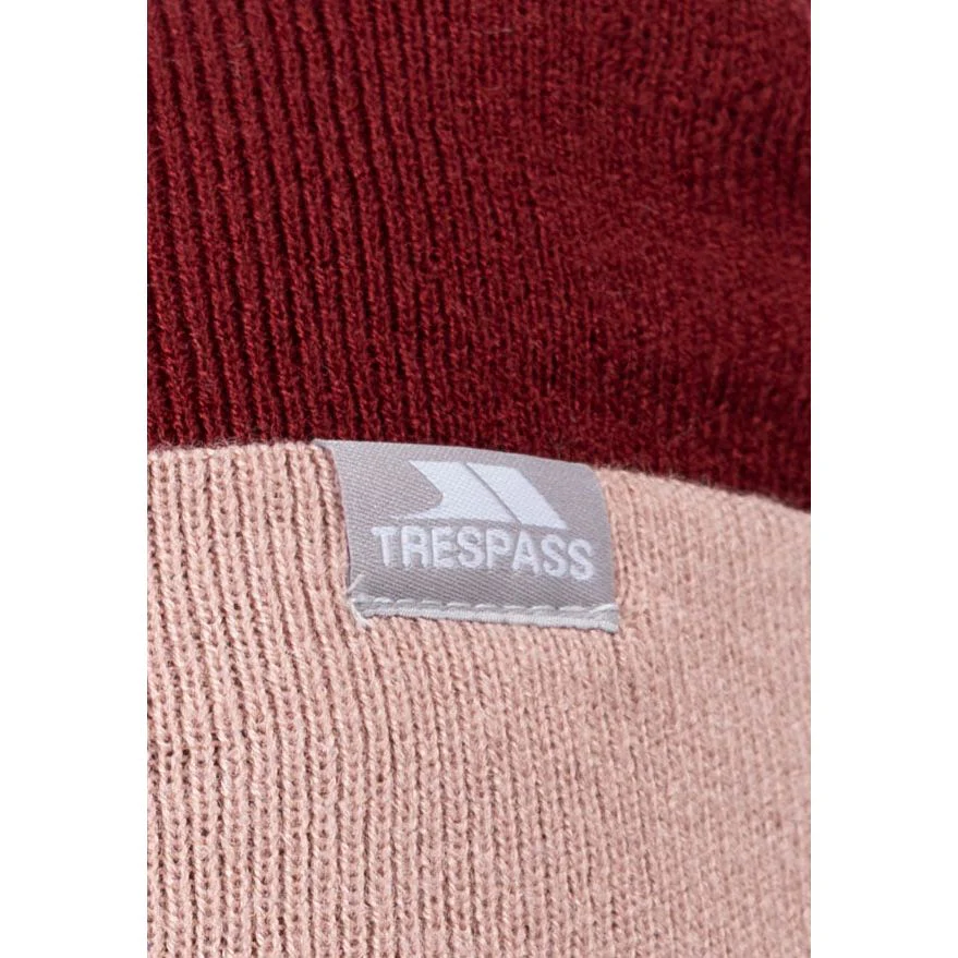 Montana Adults Reversible Knitted Hat in Dark Cherry - Image 3