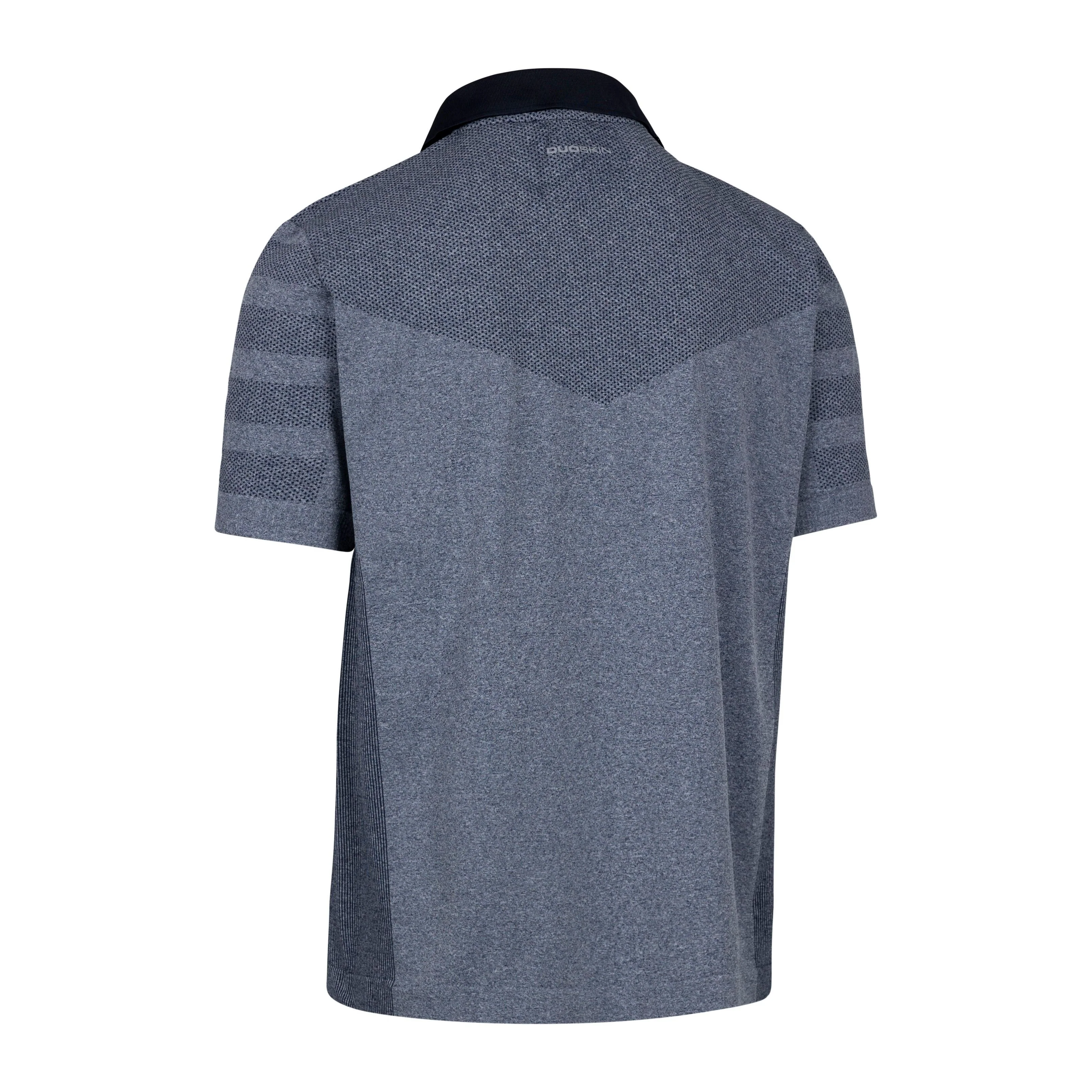 Nab Mens Active Polo Shirt in Navy Marl - Image 2