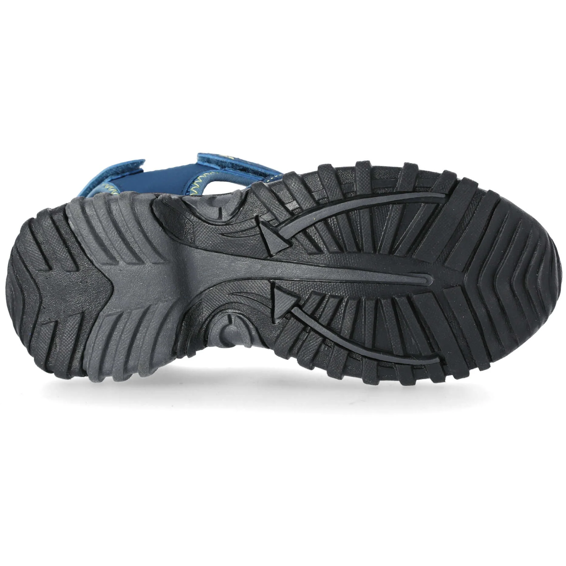 Nantucket Kids' Sandals in Navy / Kiwi - Image 4