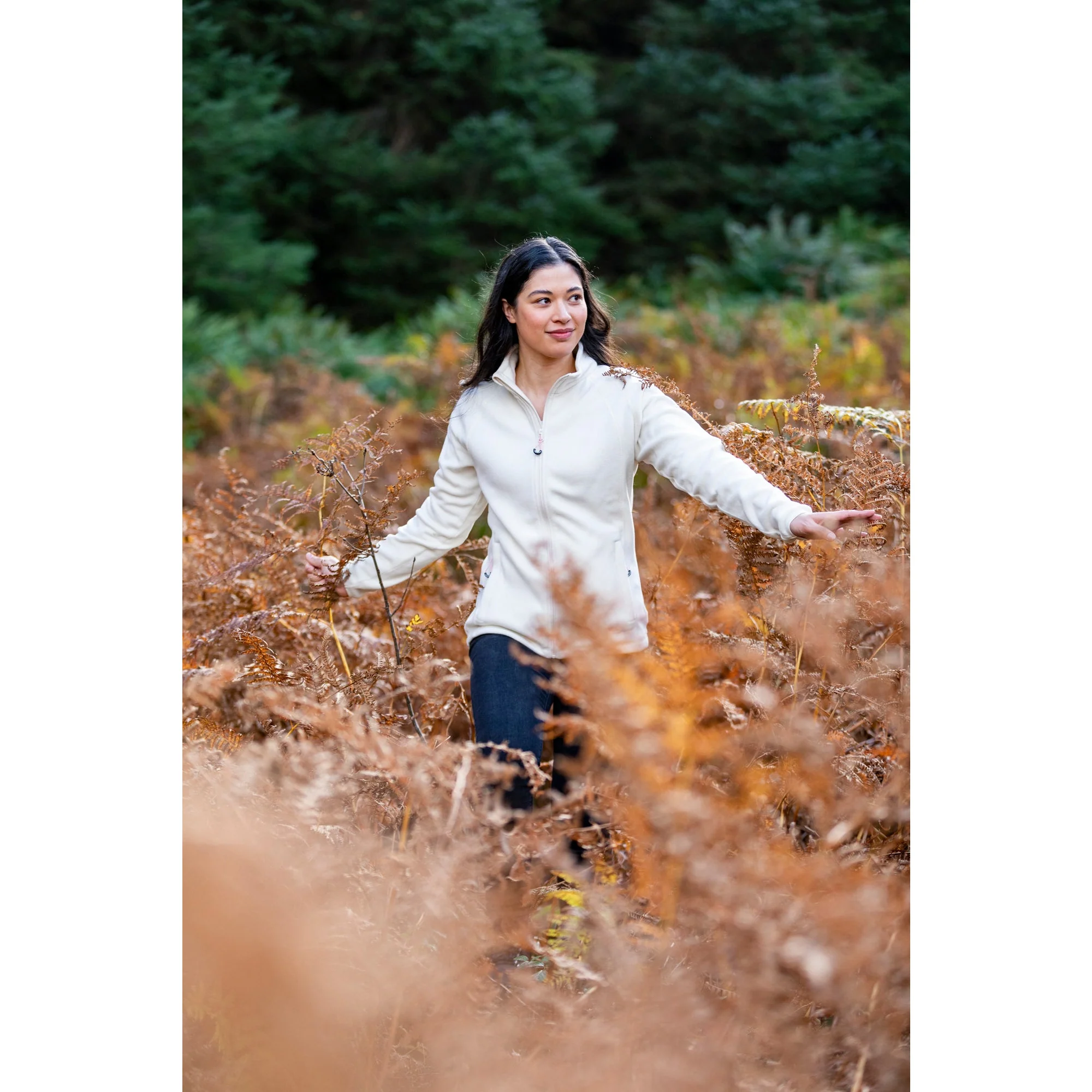 Nonstop Women's Fleece Jacket in Ghost - Image 6