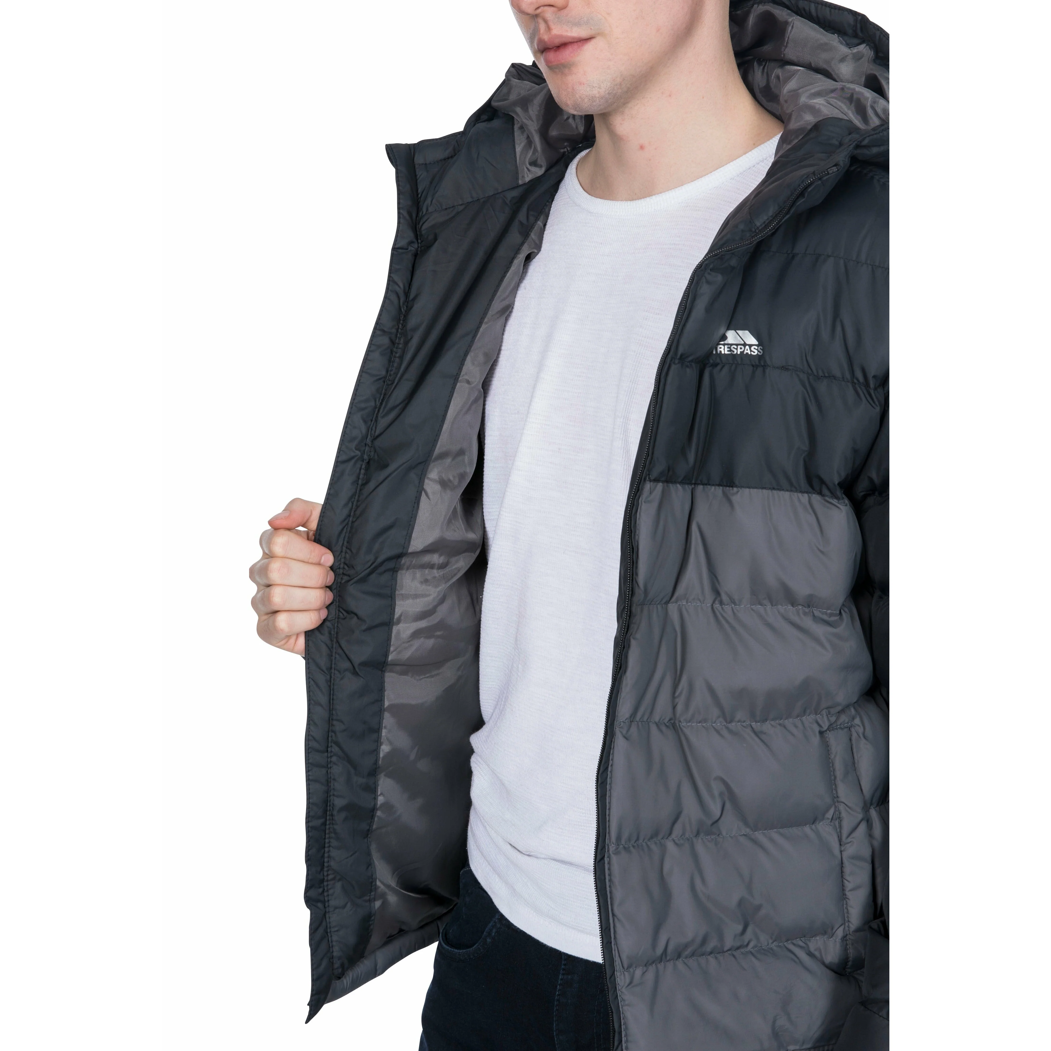Oskar Men's Padded Jacket in Black - Image 6