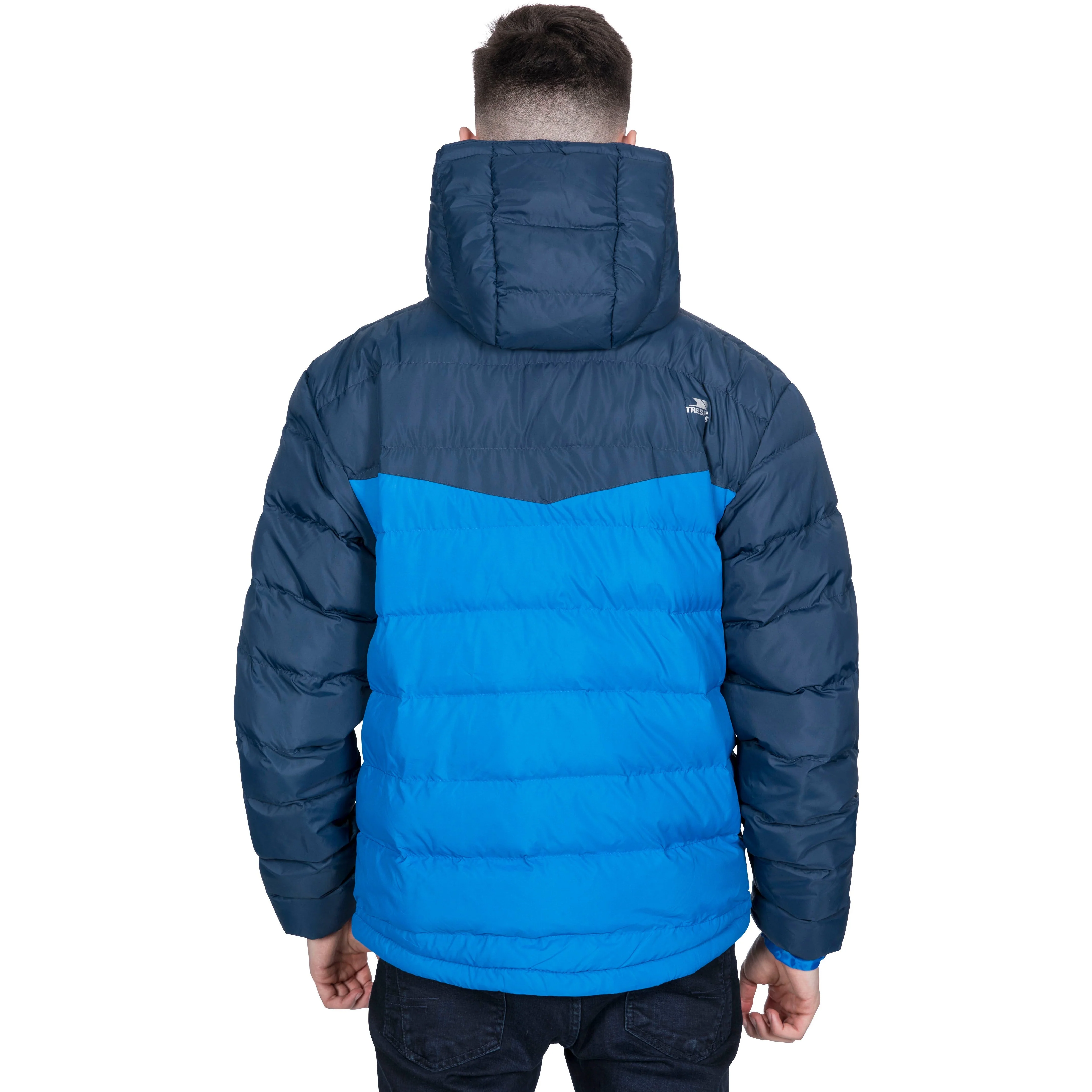 Oskar Men's Padded Jacket in Navy - Image 3