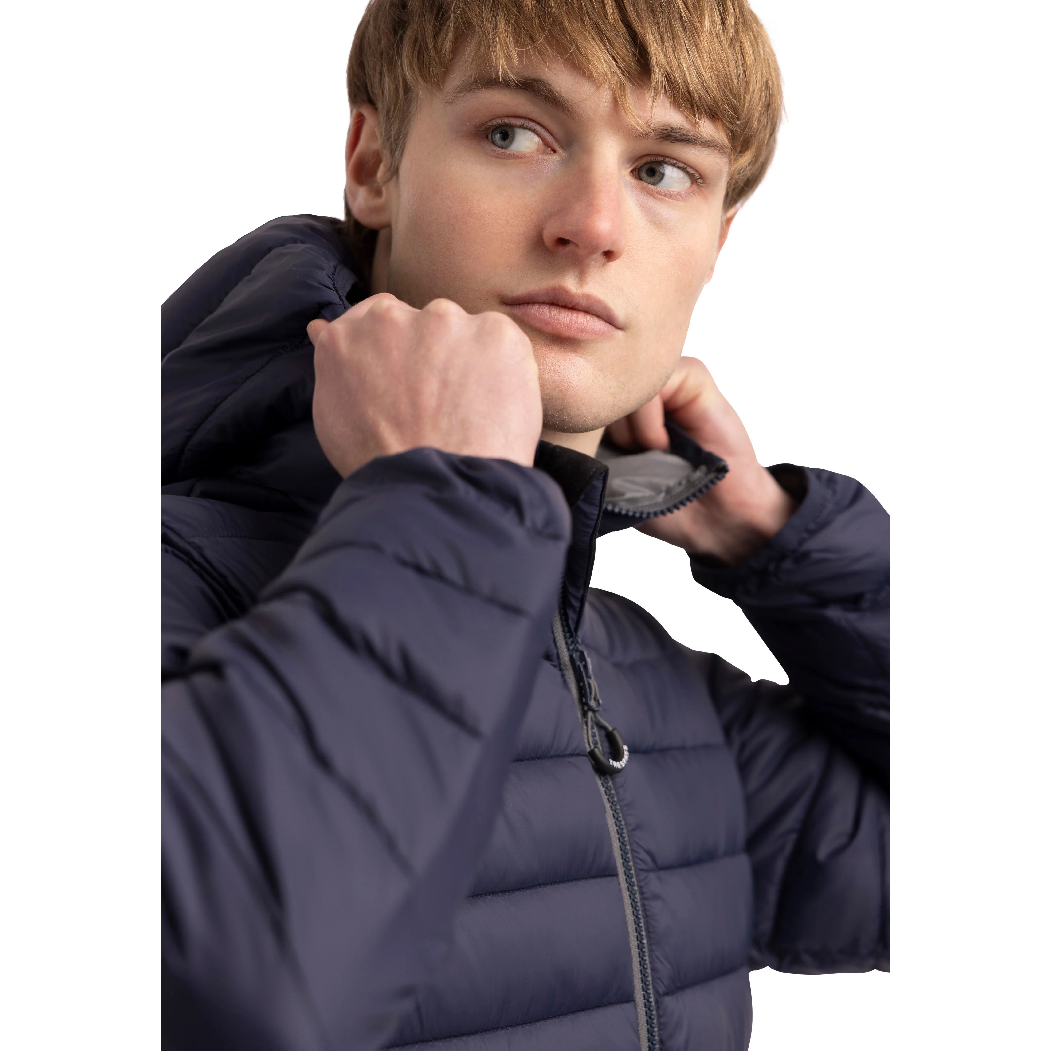 Paddley Men's Padded Casual Jacket in Navy - Image 5