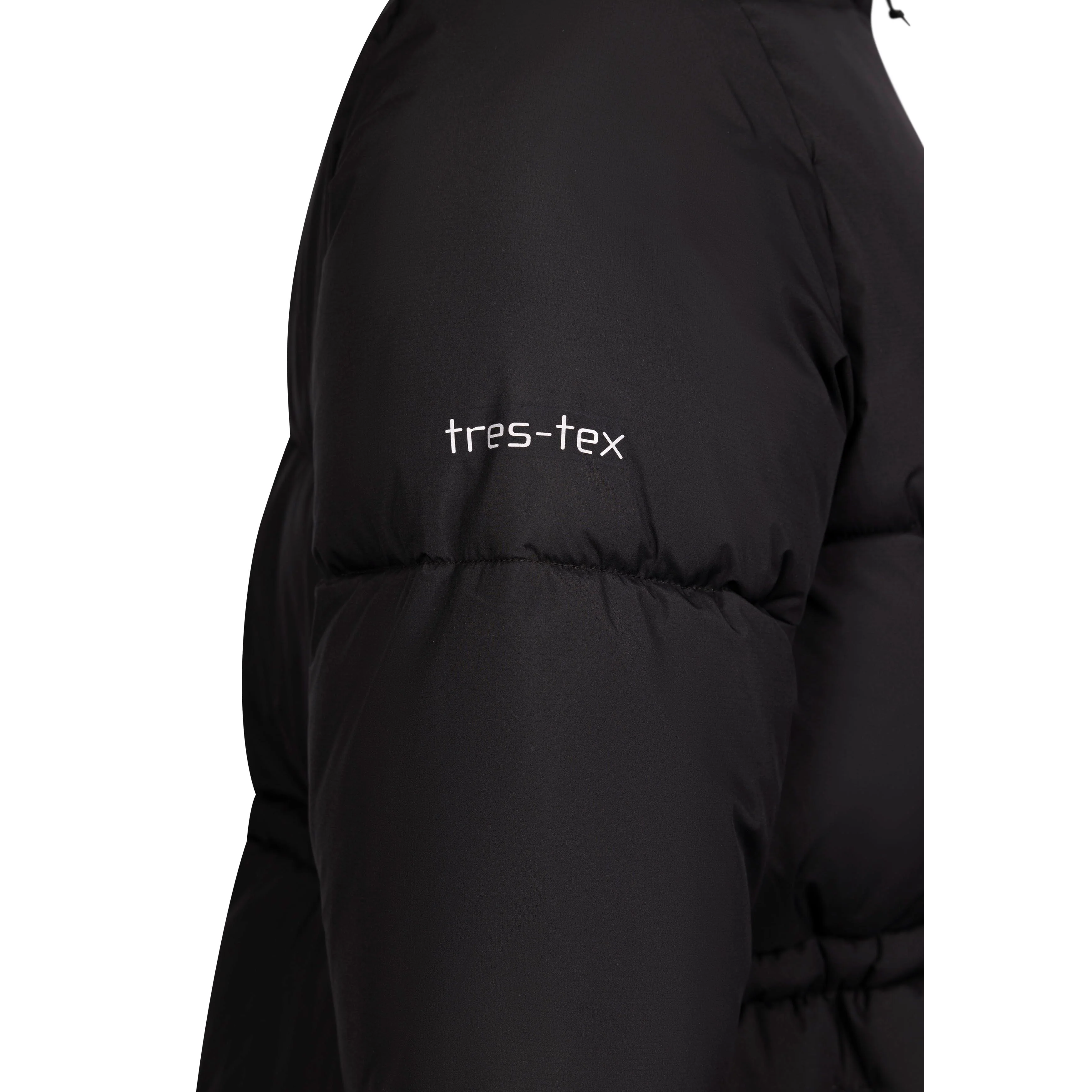 Pinchi Womens Padded Waterproof Jacket in Black - Image 5