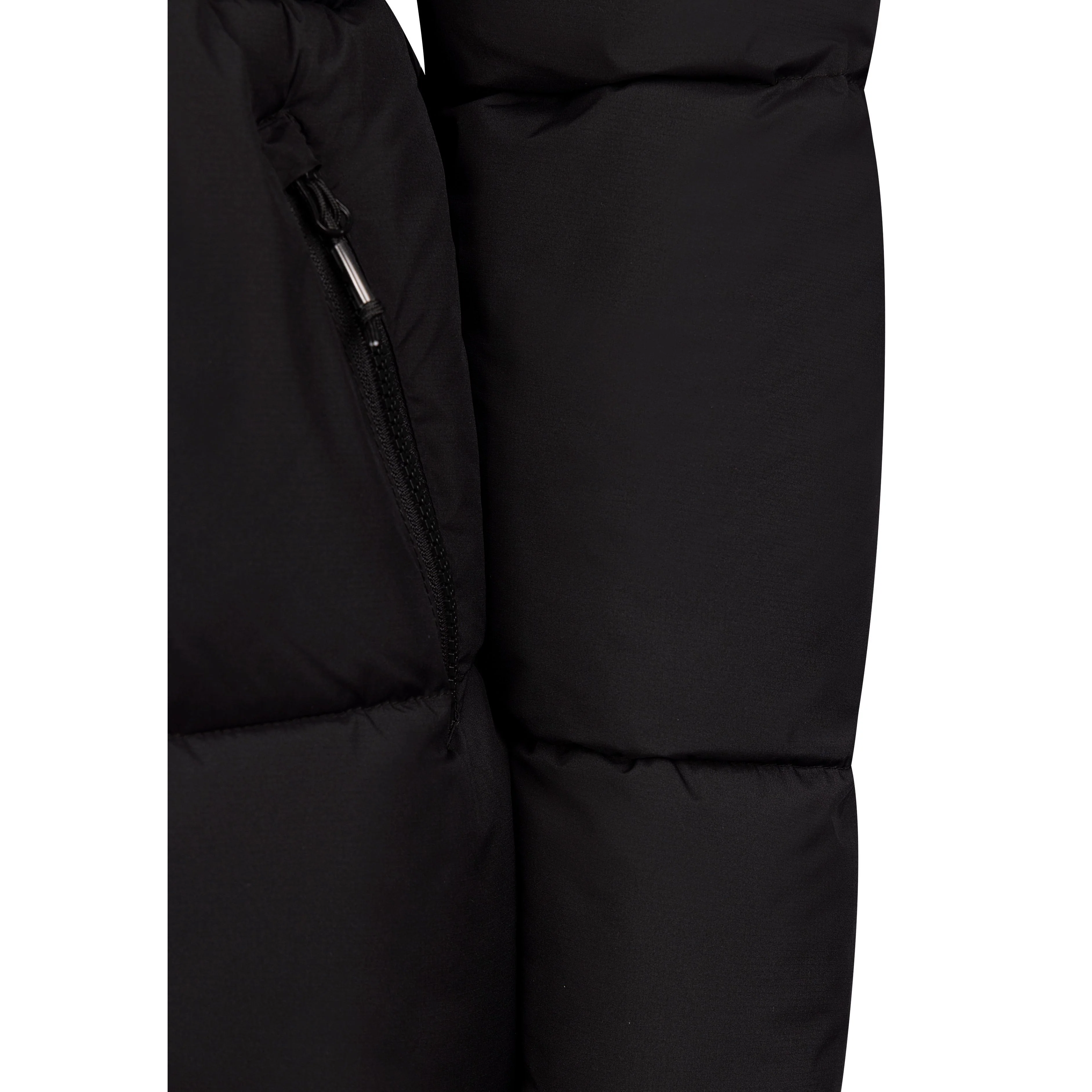 Pinchi Womens Padded Waterproof Jacket in Black - Image 6