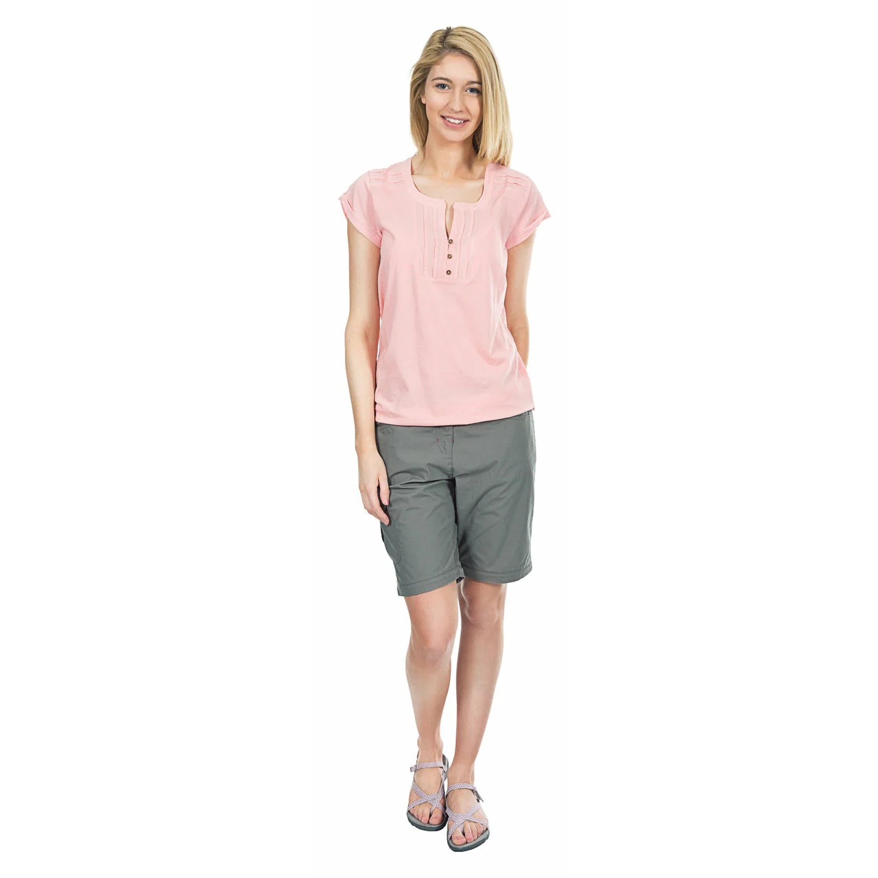 Rambler Convertible Womens Walking Trousers (Zip Off Legs) - Storm Grey - Image 3