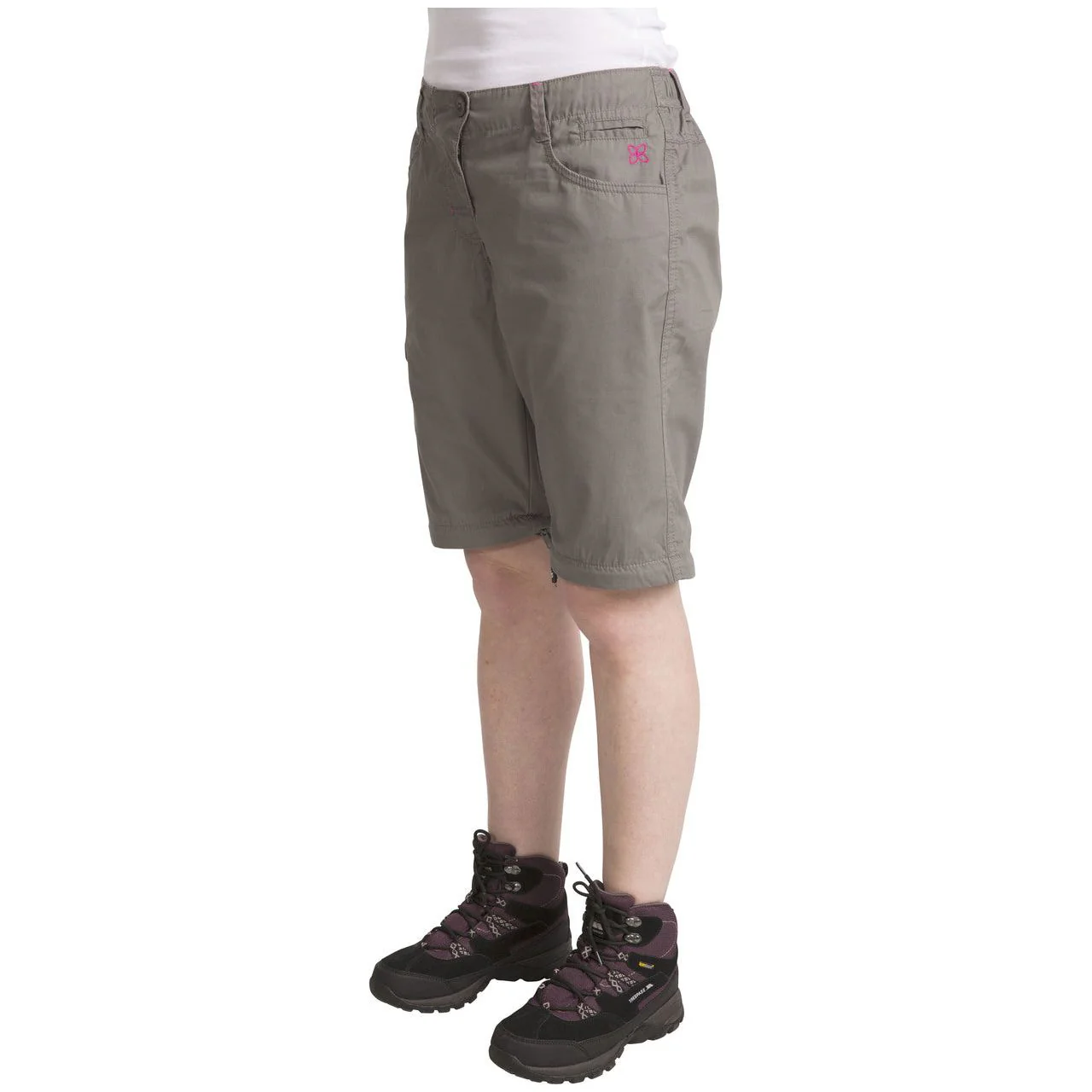 Rambler Convertible Womens Walking Trousers (Zip Off Legs) - Storm Grey - Image 6