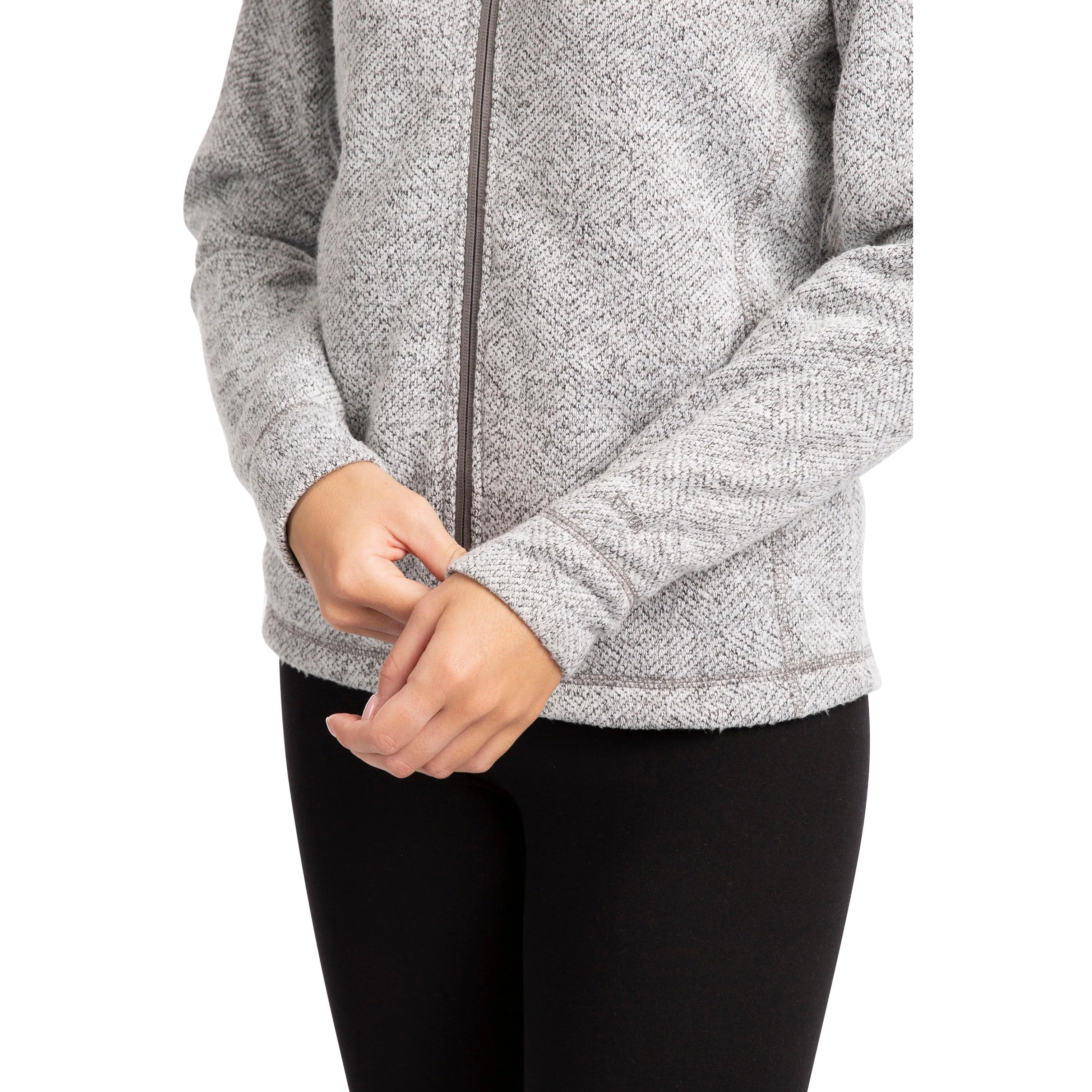 Reserve Women's Fleece Hoodie in Storm Grey - Image 7