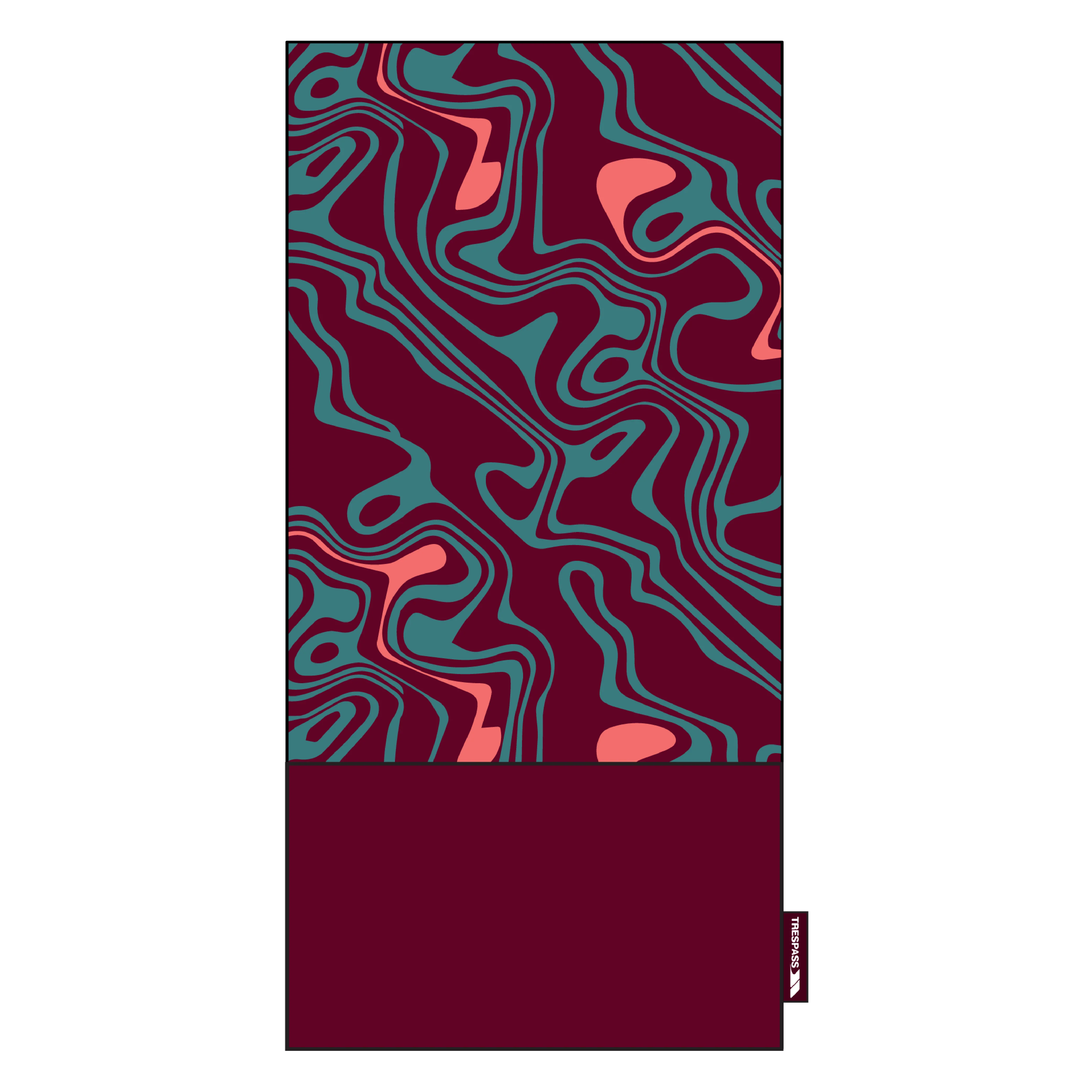 Rindell Women's Neck Warmer in Dark Cherry Print - Image 2