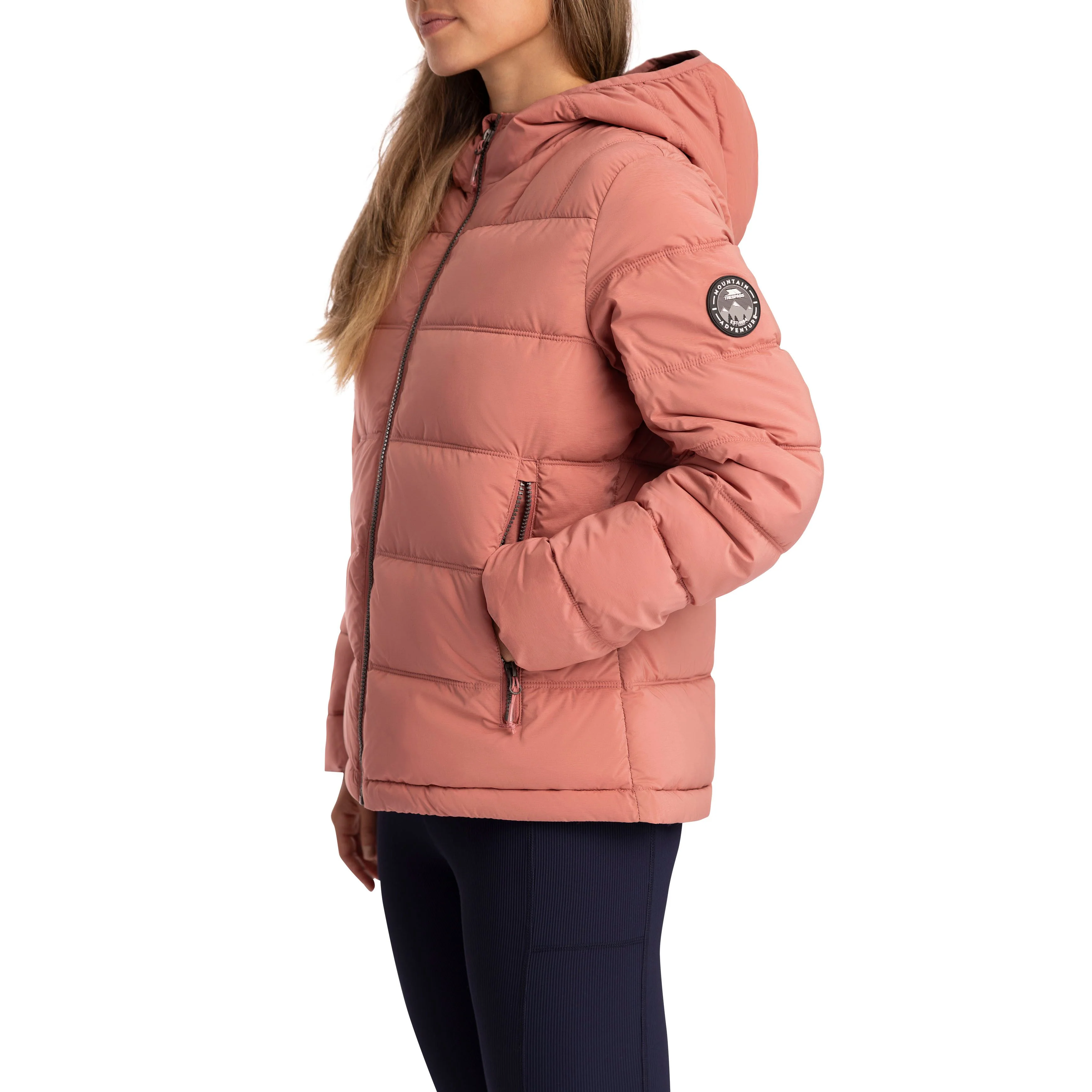 Rollins Women's Padded Casual Jacket in Clay - Image 3