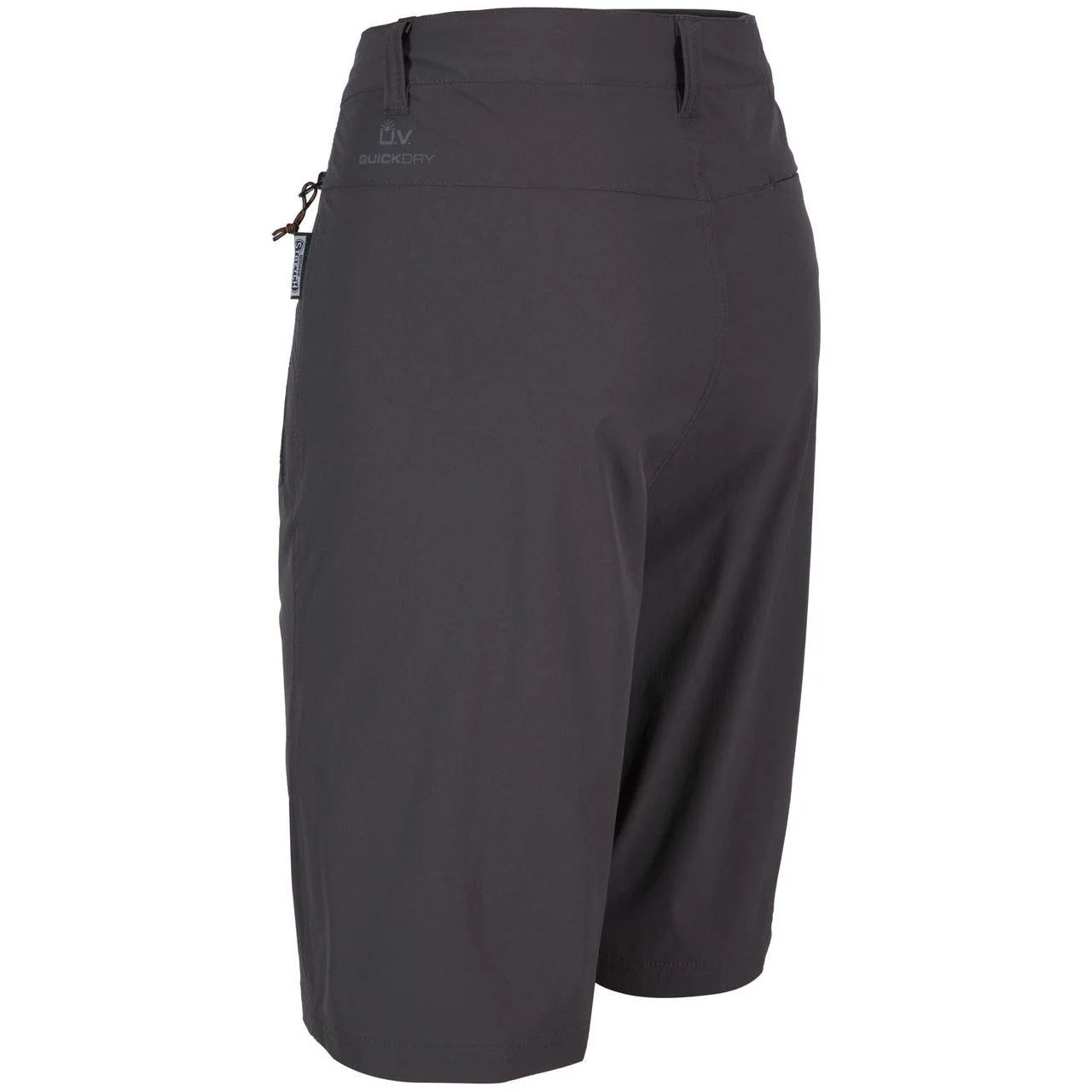 Rueful - Ladies Stretch Active Shorts - Peat - Image 2