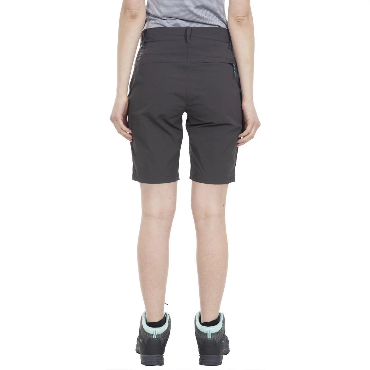 Rueful - Ladies Stretch Active Shorts - Peat - Image 5