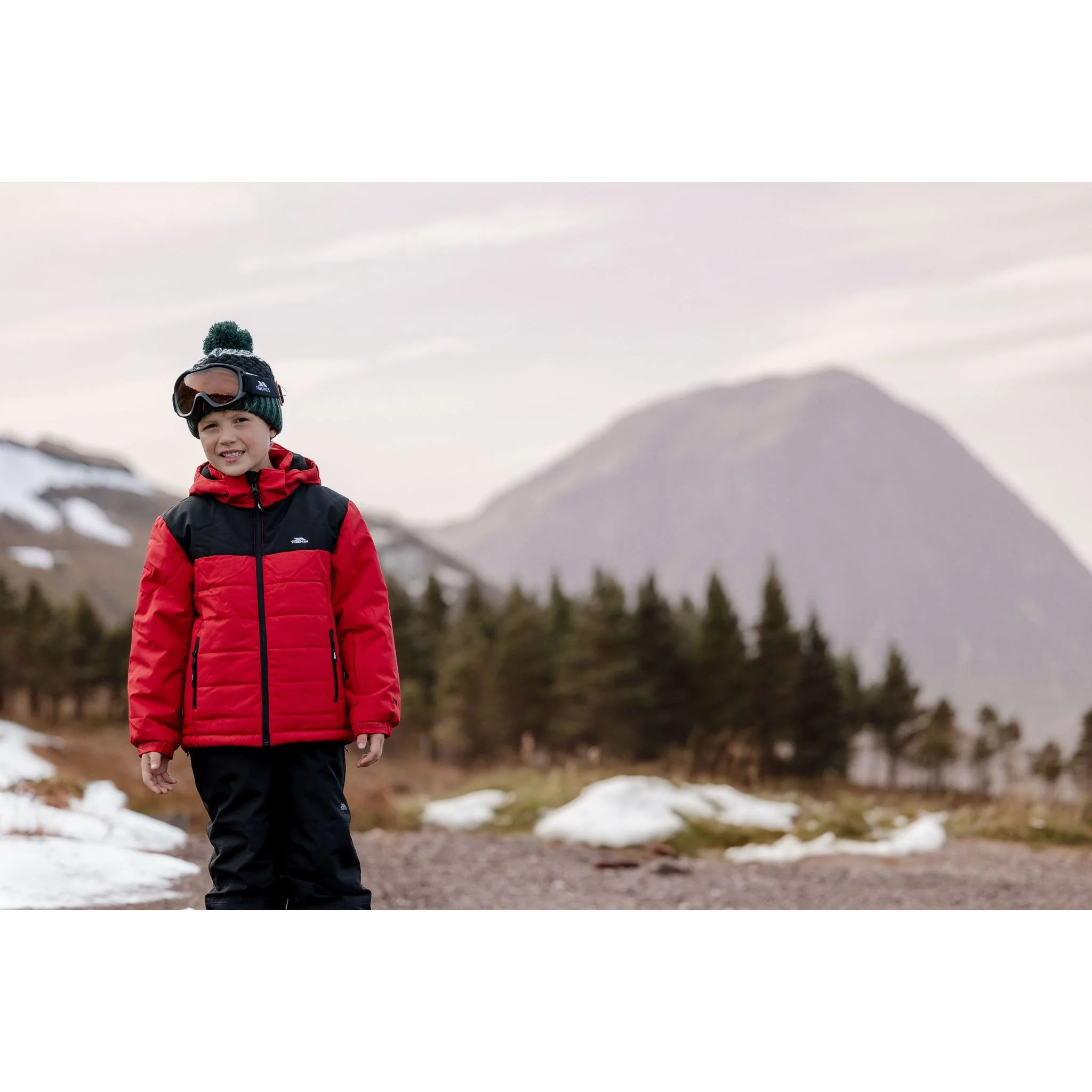 Rumi Kid's Ski Trousers in Black - Image 3