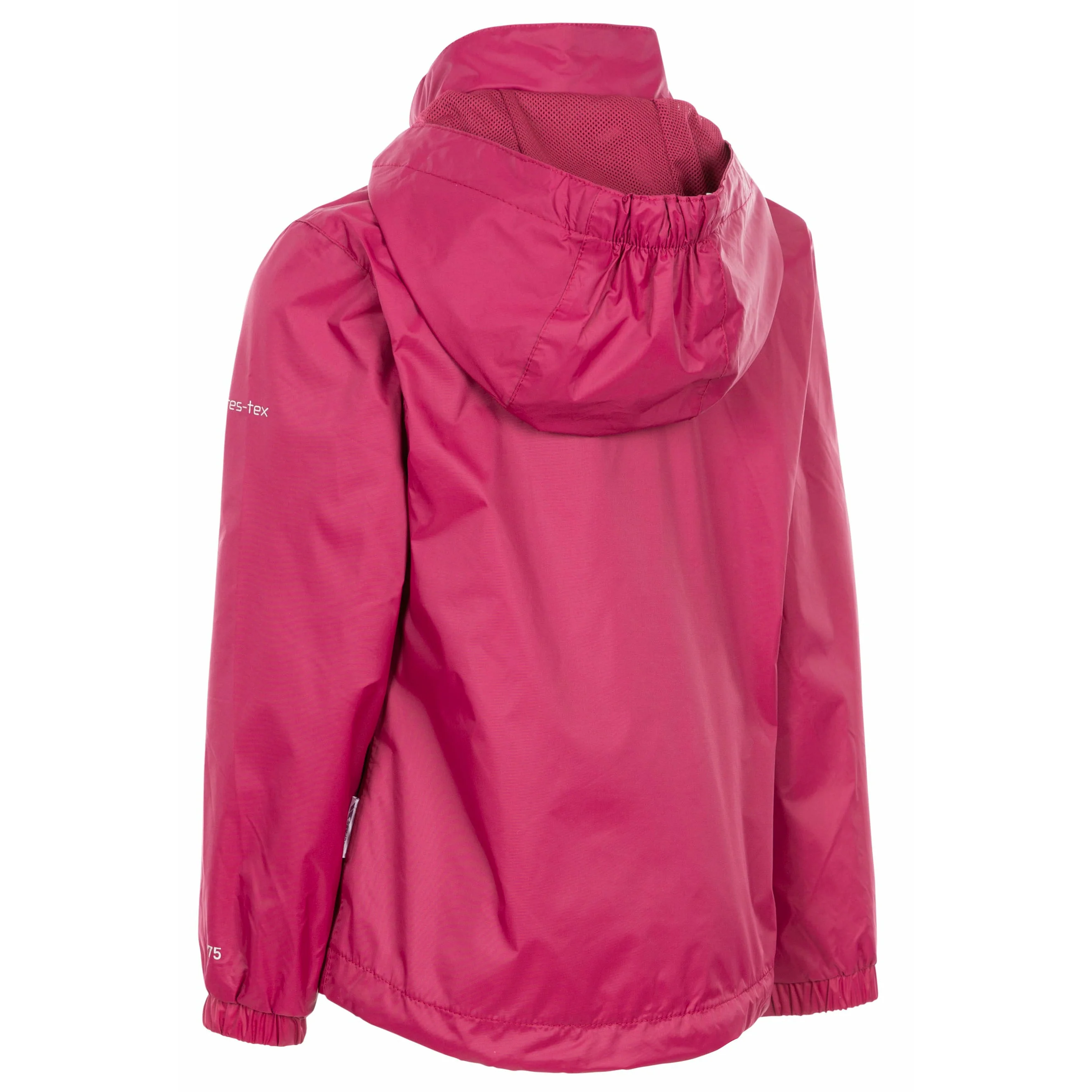 Sabrina Girls' Unpadded Waterproof Rain Jacket in Berry - Image 2
