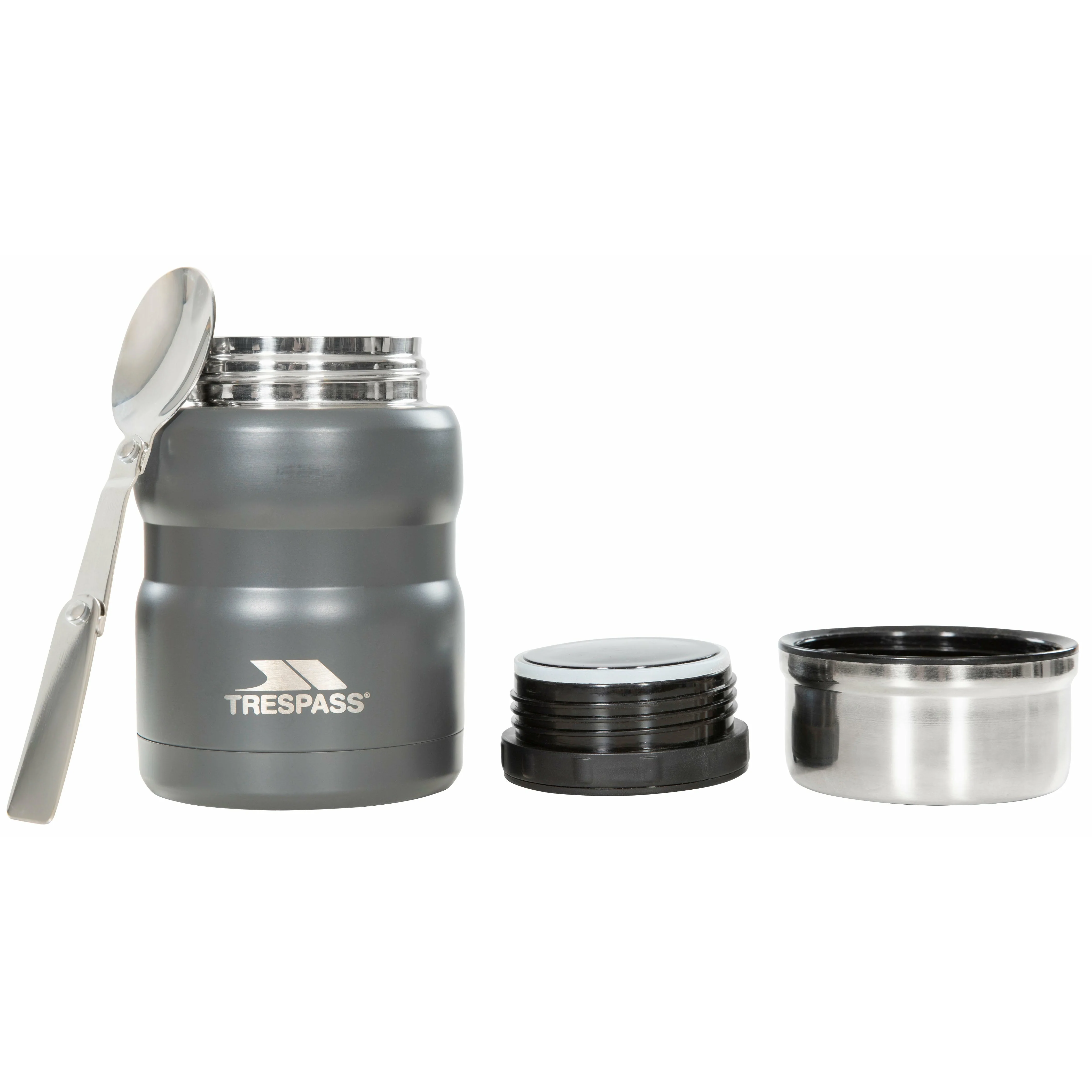 Scran Thermal Food Flask in Grey - Image 3