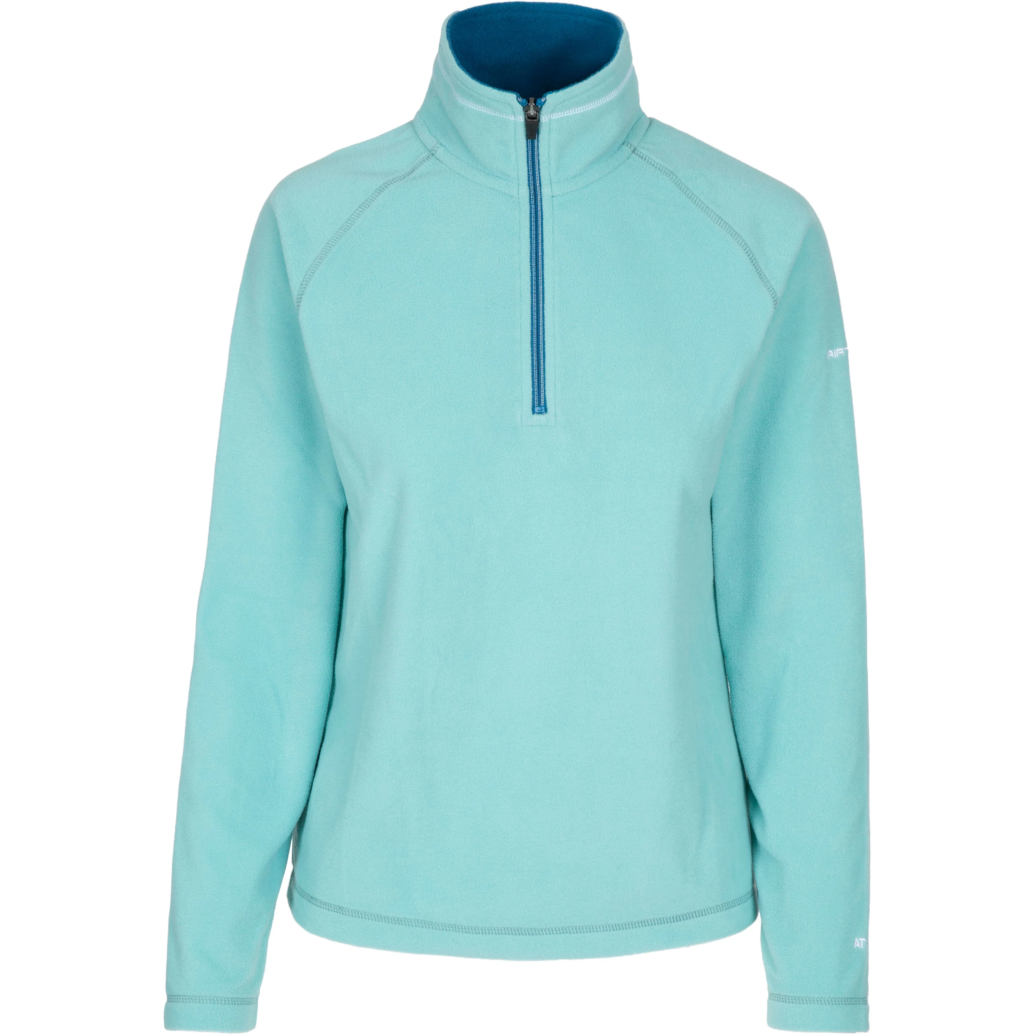 Skylar Women's Half Zip Fleece Top in Aquamarine - Image 4