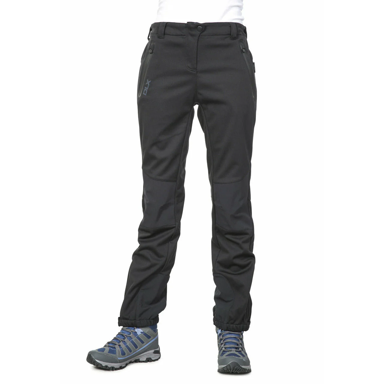 Sola - Women's Dlx Breathable Softshell Walking Trousers - Black - Image 3