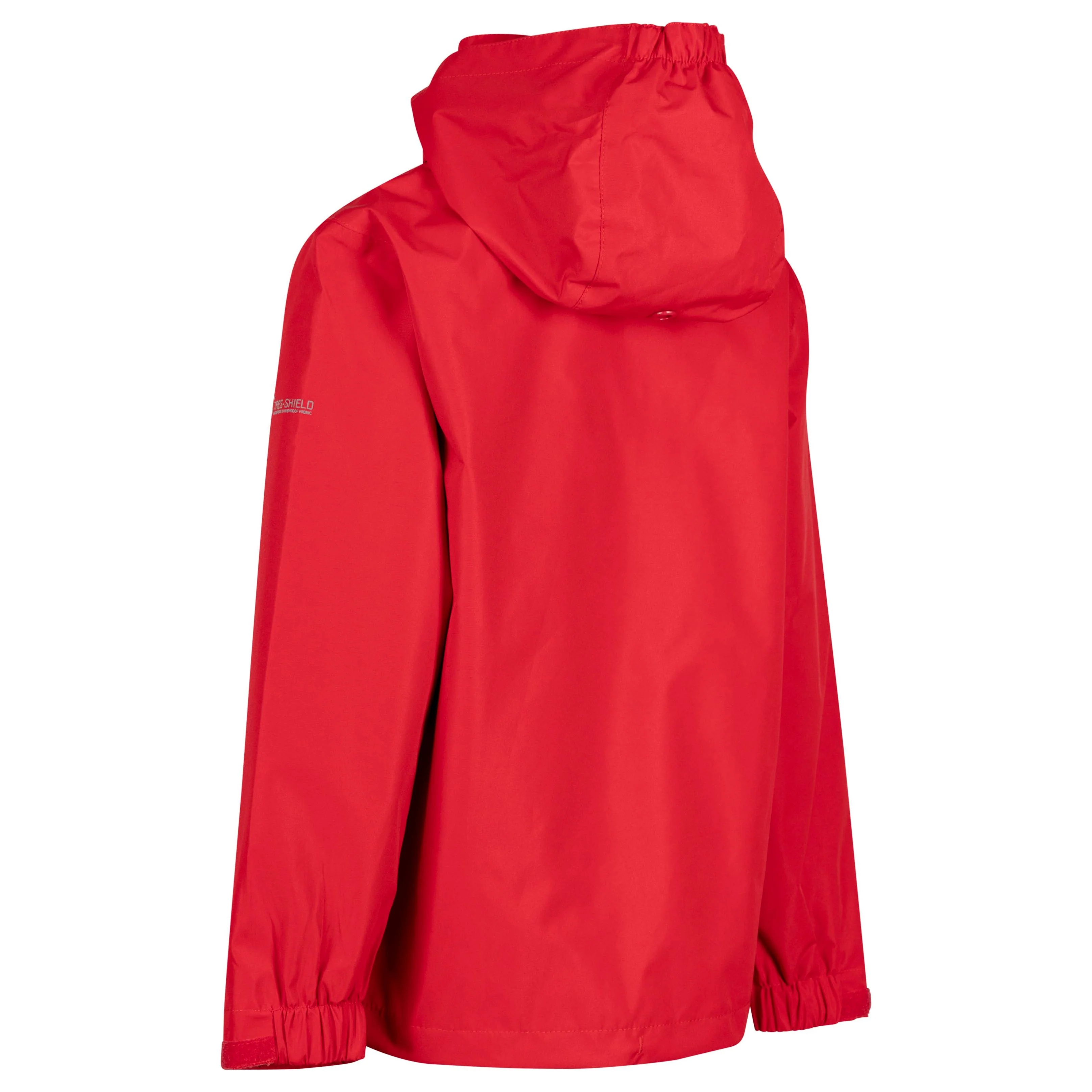 Spoken Boys Unpadded Waterproof Lined Jacket in Red - Image 2
