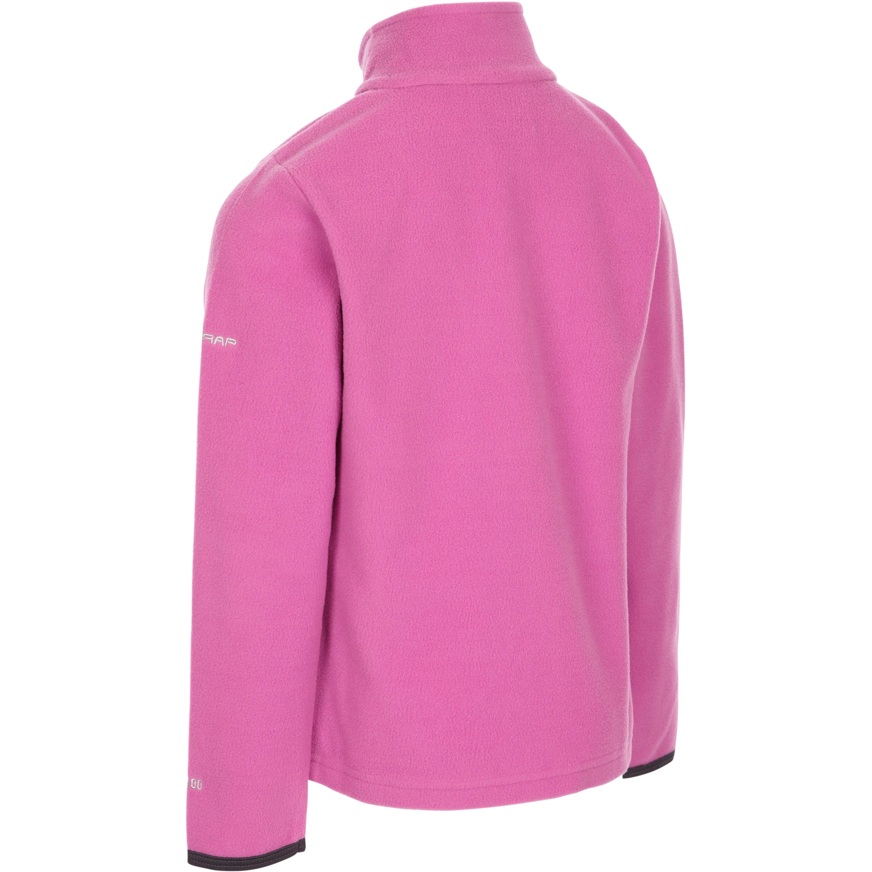 Sybil Girls Fleece Jumper - Deep Pink - Image 2