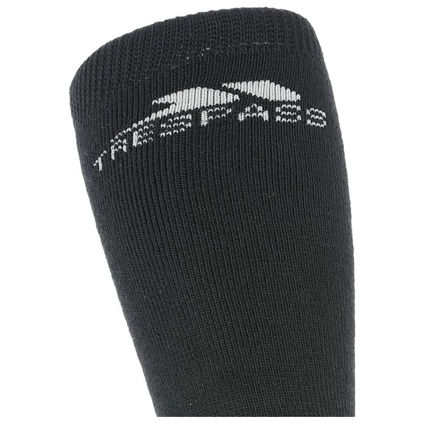 Tech Luxury Unisex Merino Wool Blend Ski Tube Socks in Black - Image 5