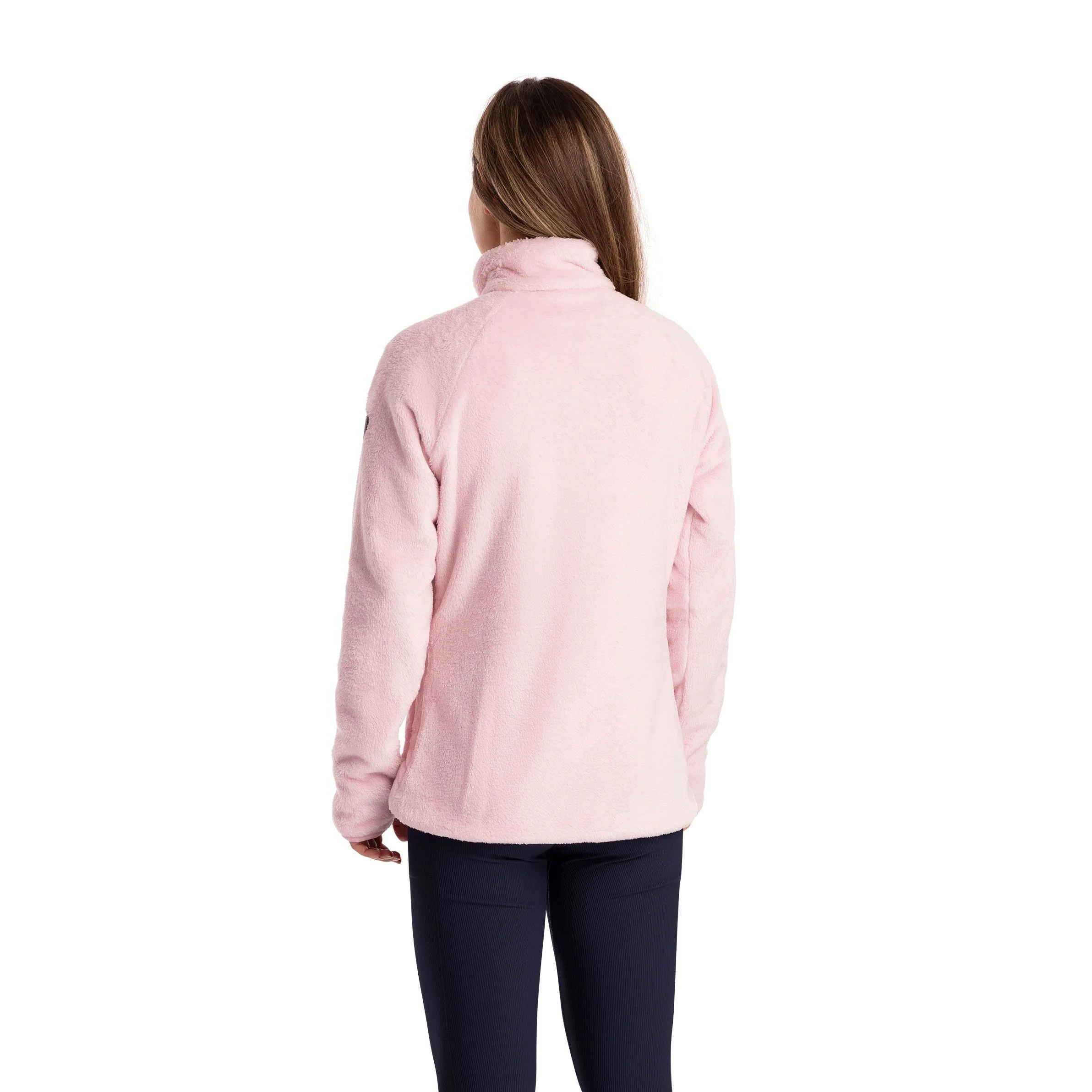 Telltale Women's Soft and Furry Fleece Jacket in Carnation Pink - Image 6