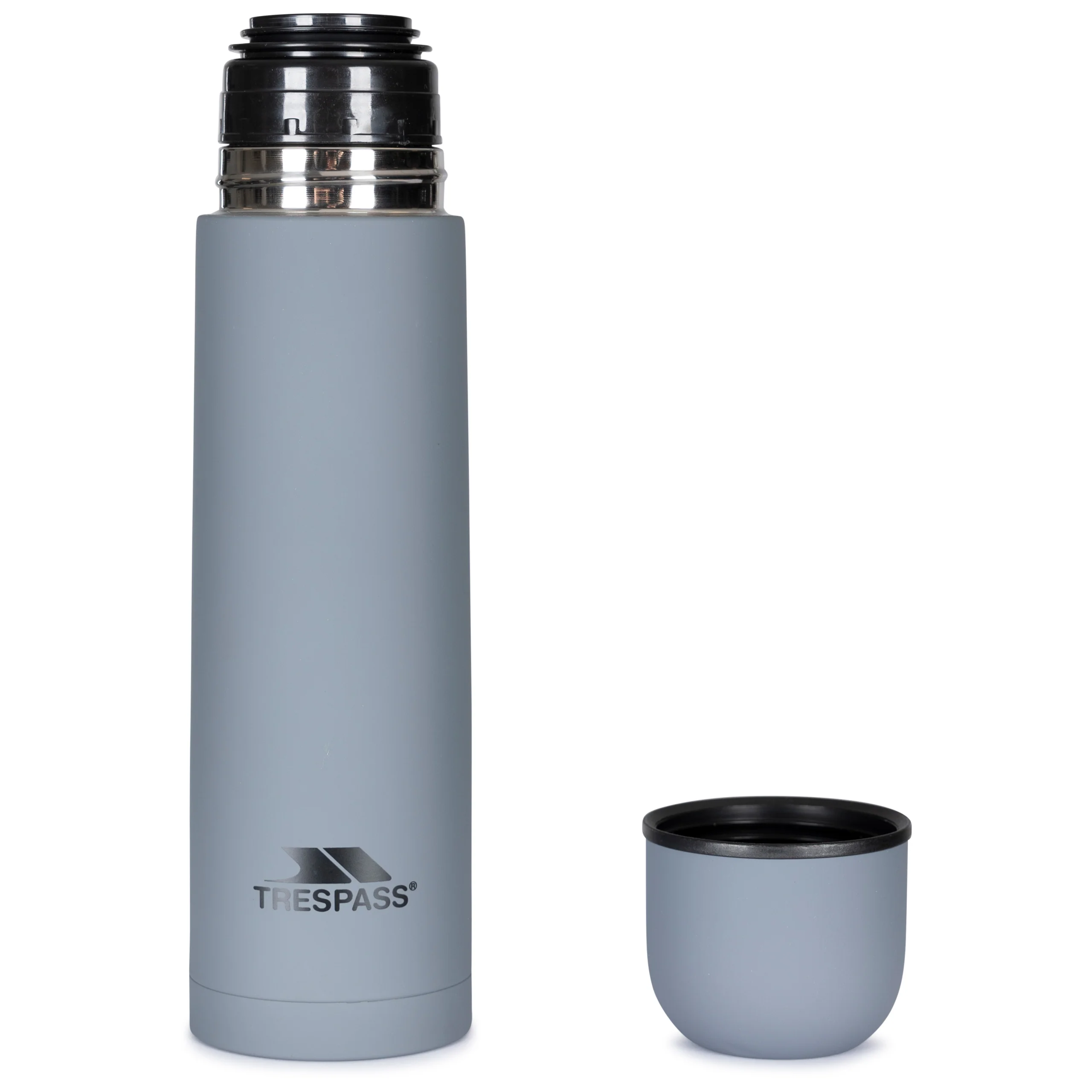 Torre Vacuumed Steel Flask in Grey - Image 2