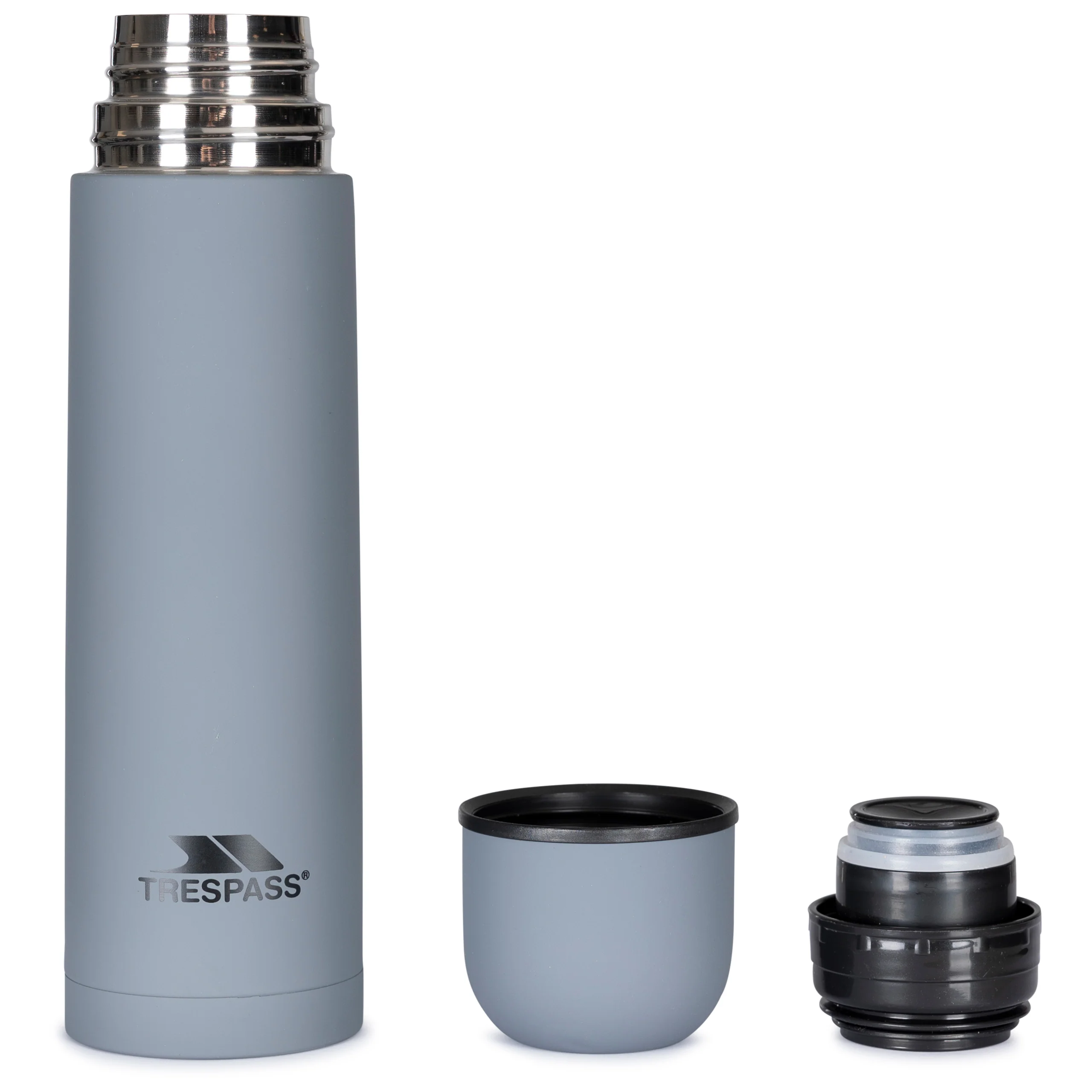 Torre Vacuumed Steel Flask in Grey - Image 3