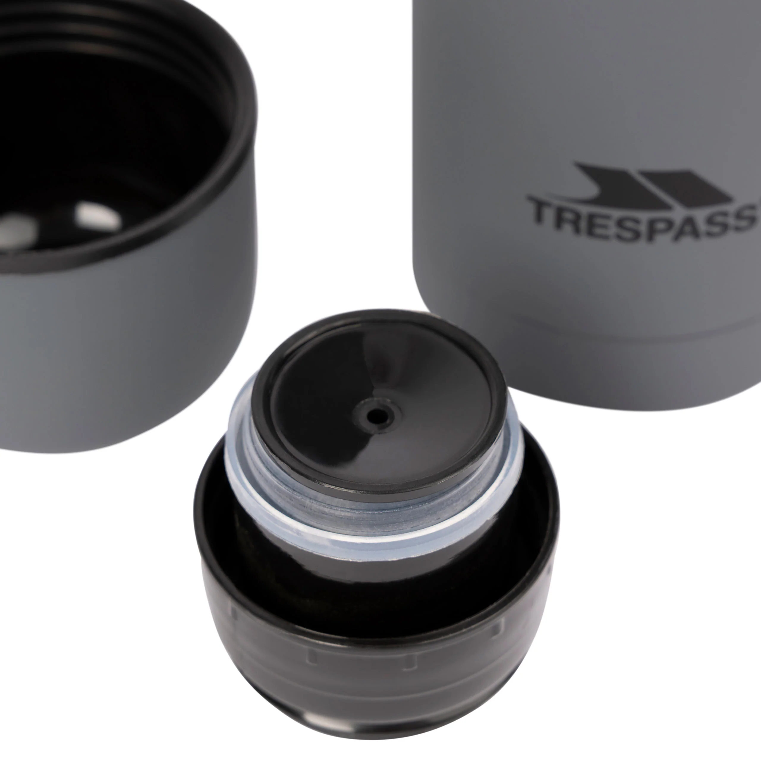 Torre Vacuumed Steel Flask in Grey - Image 8