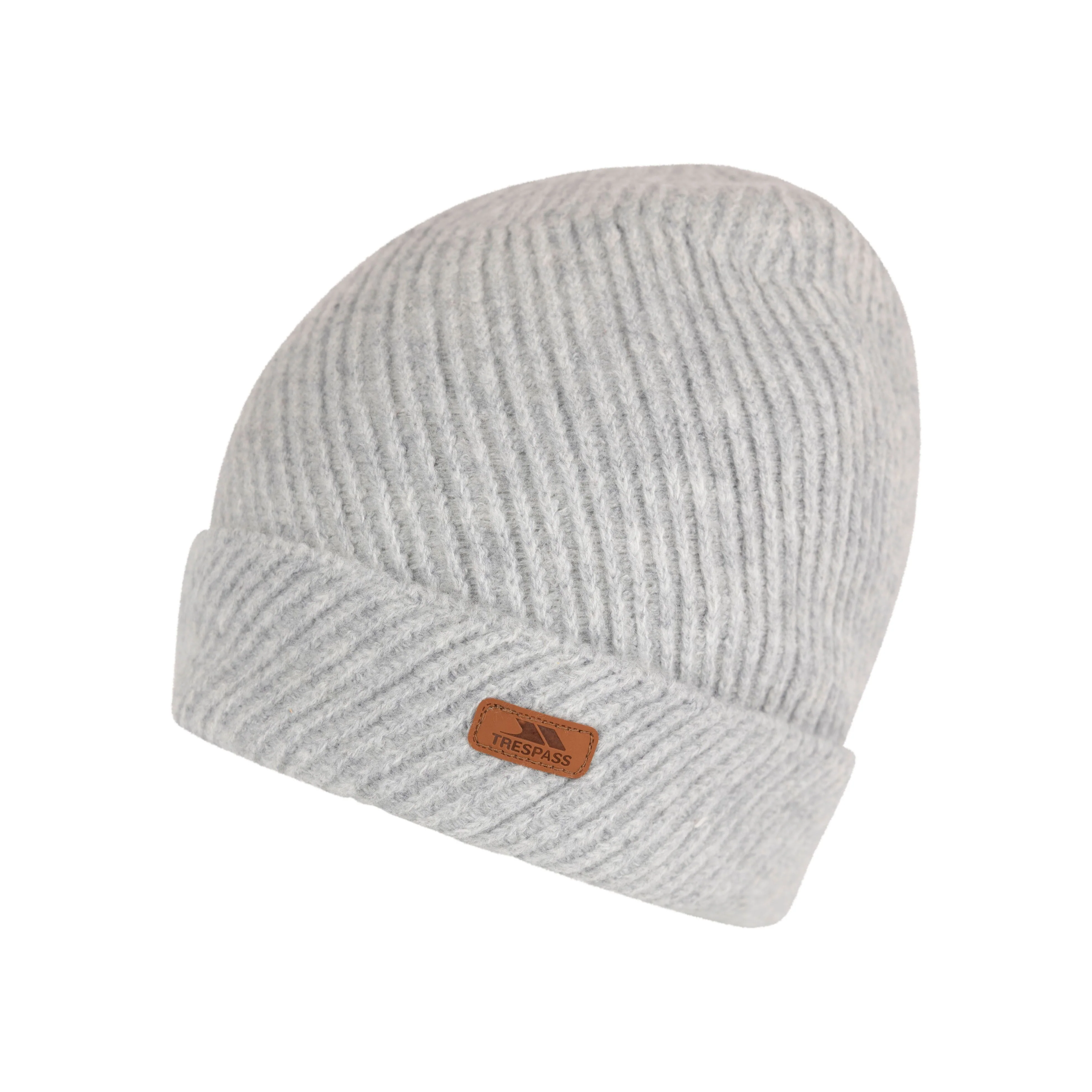 Twilla Women's Fleece Lined Knitted Hat in Grey Marl - Image 3
